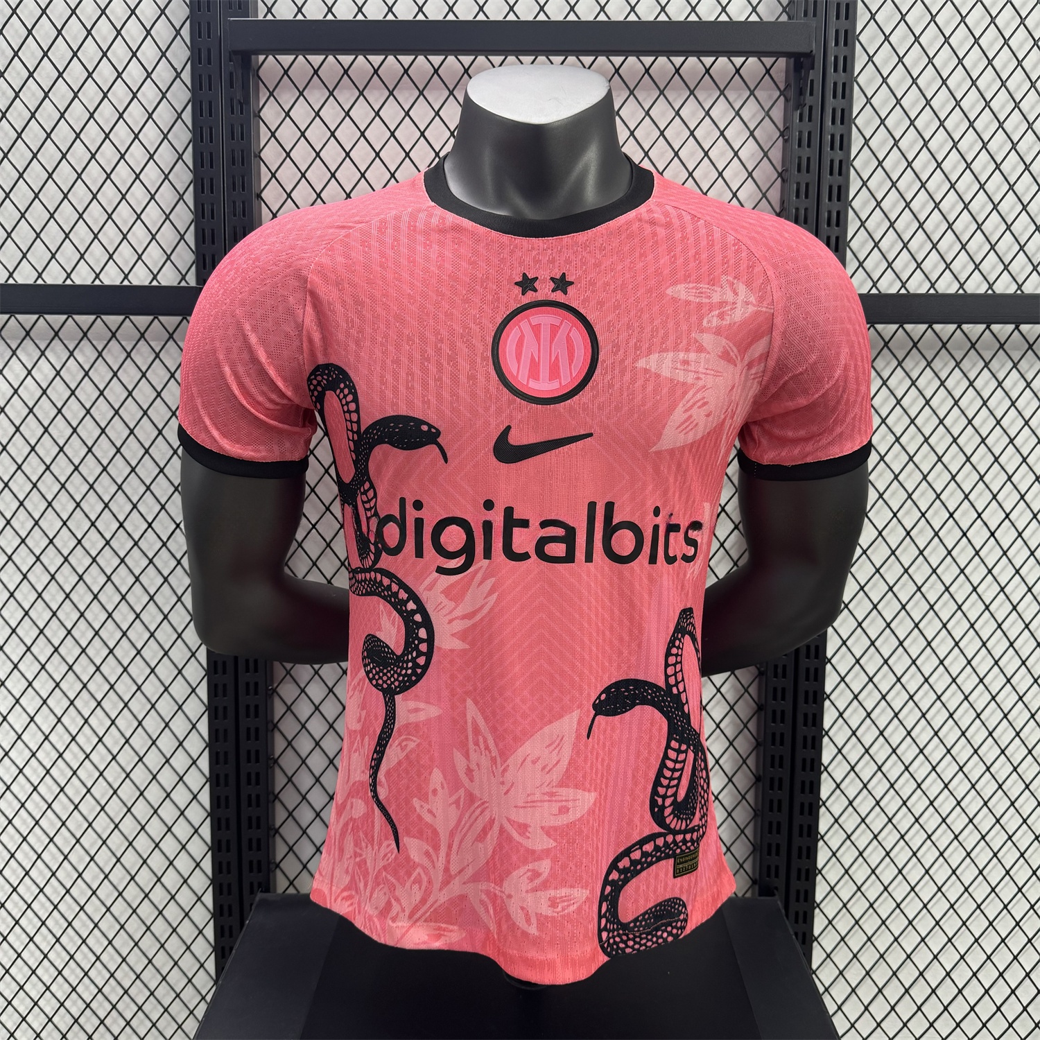Inter Milan 25-26 Black Snake Special Pink Jersey - Player Version - ManixJersey