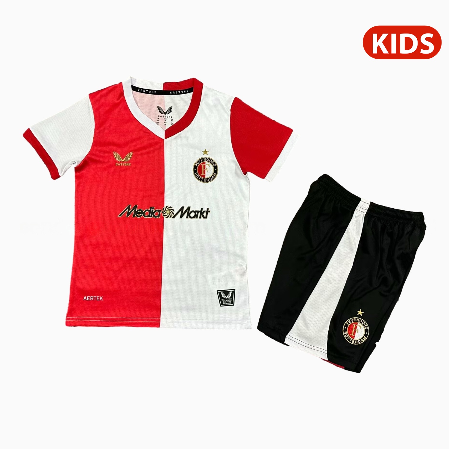 Feyenoord 25-26 Home Kids Kit - ManixJersey