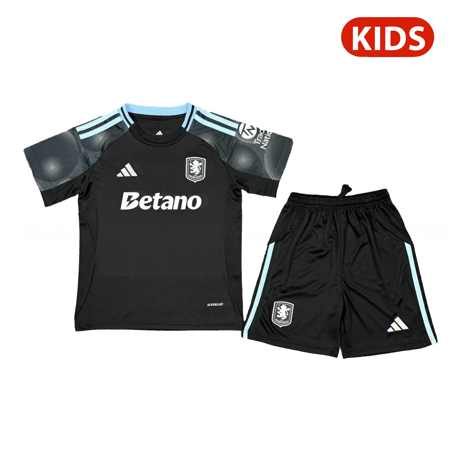 Aston Villa 25-26 Away Kids Kit - ManixJersey