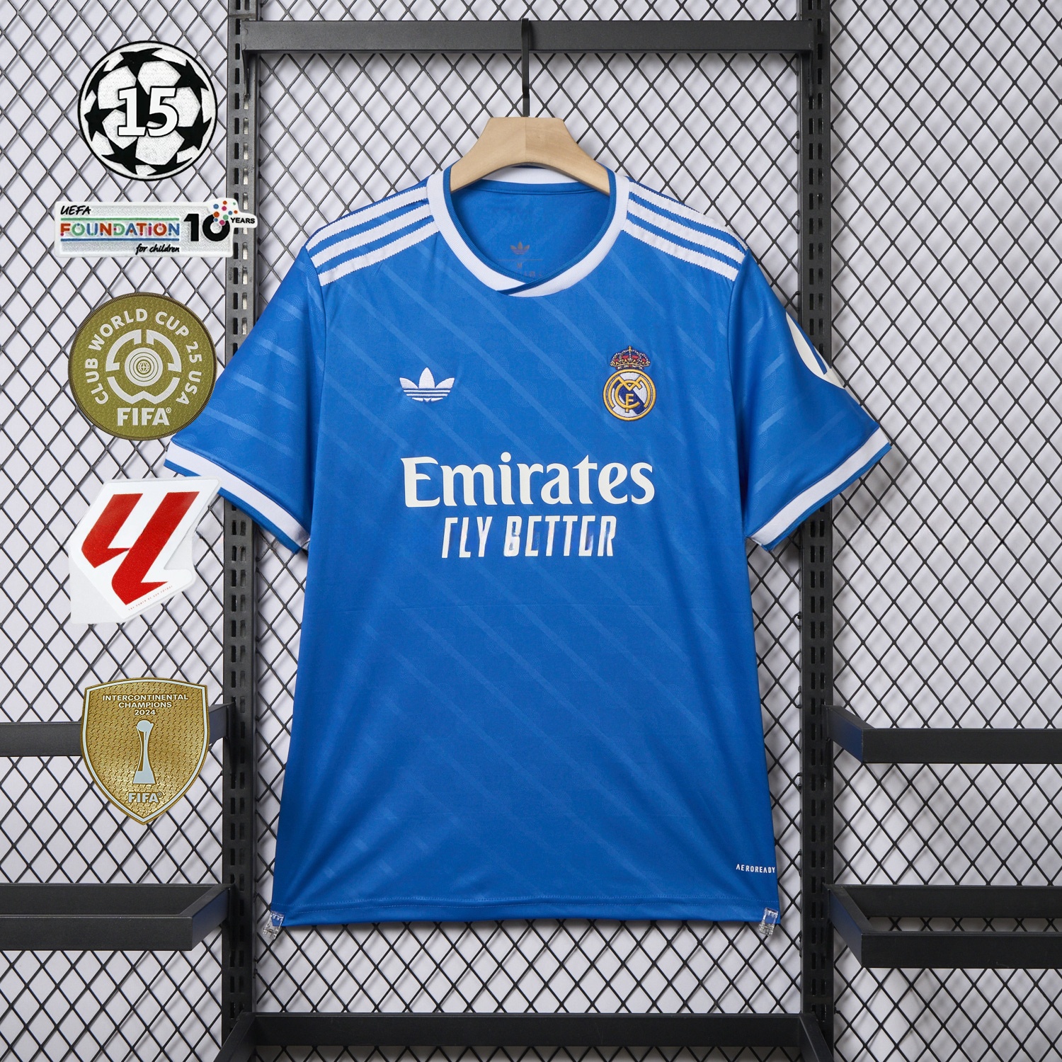 Real Madrid 25-26 Third Blue Jersey - Fans Version - ManixJersey