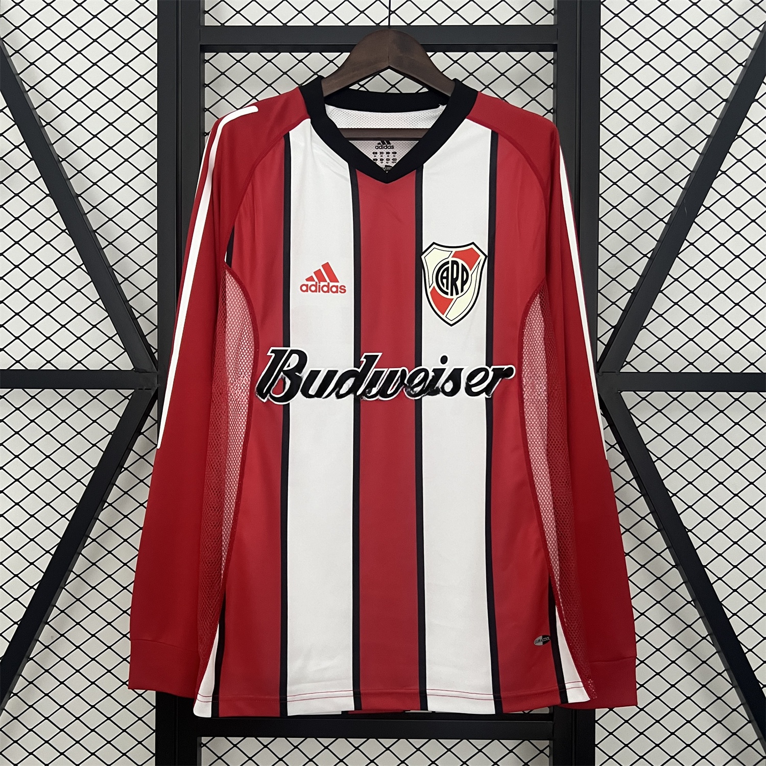 Retro River Plate 2003-04 Away Long Sleeves Jersey - ManixJersey
