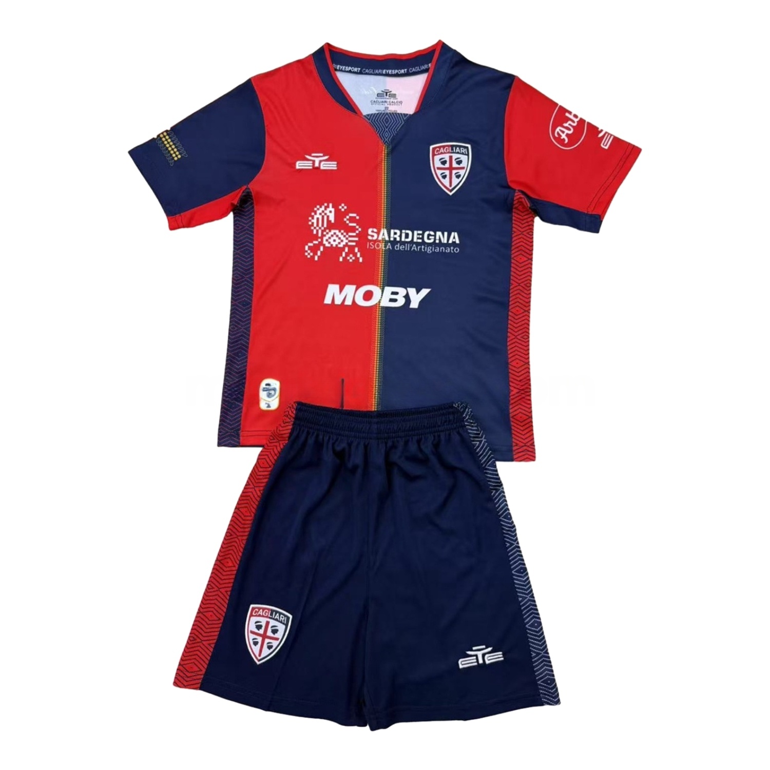 Cagliari Calcio 24-25 Home Kids Kit - ManixJersey