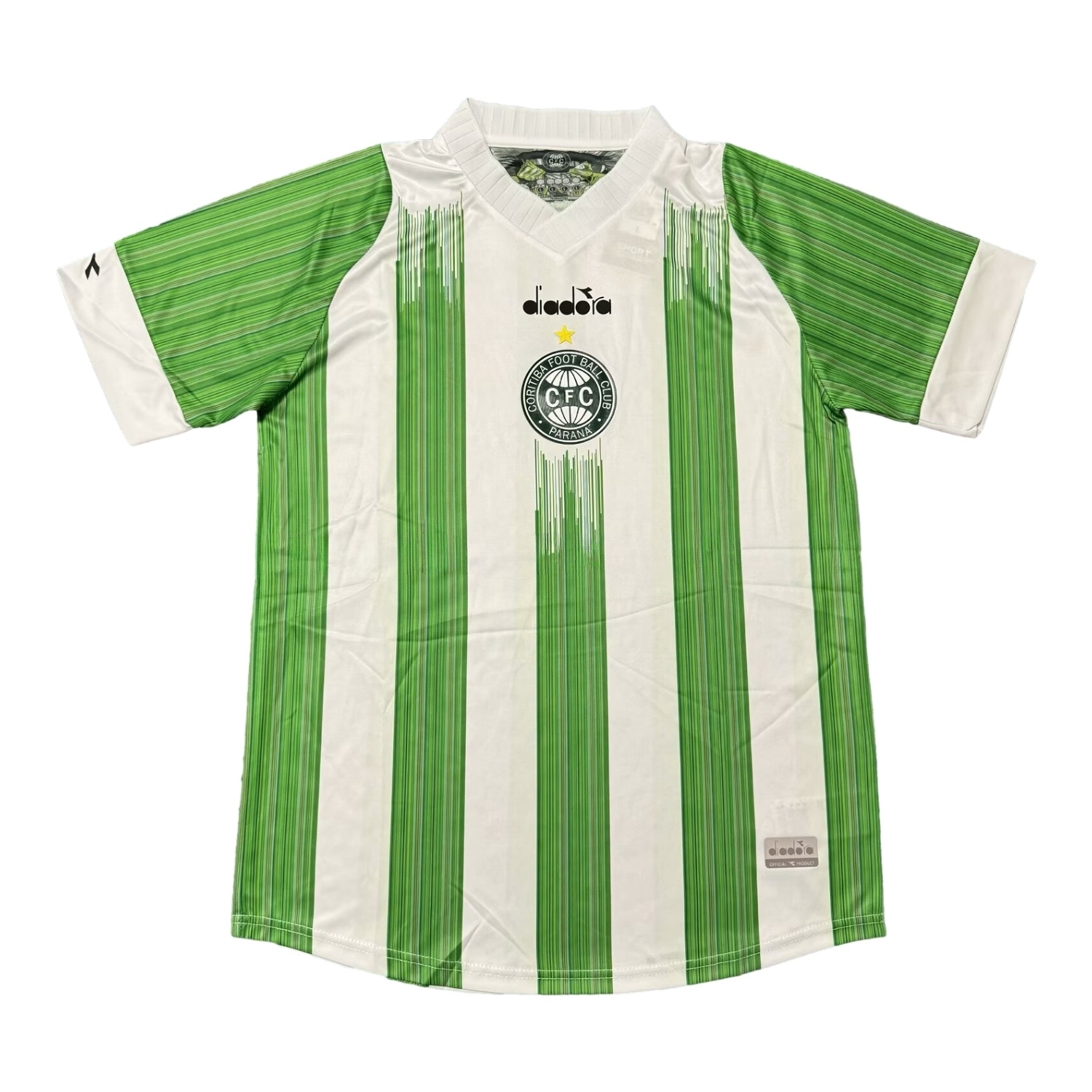 Coritiba 24-25 Home Unsponsored Jersey - Fans Version - ManixJersey
