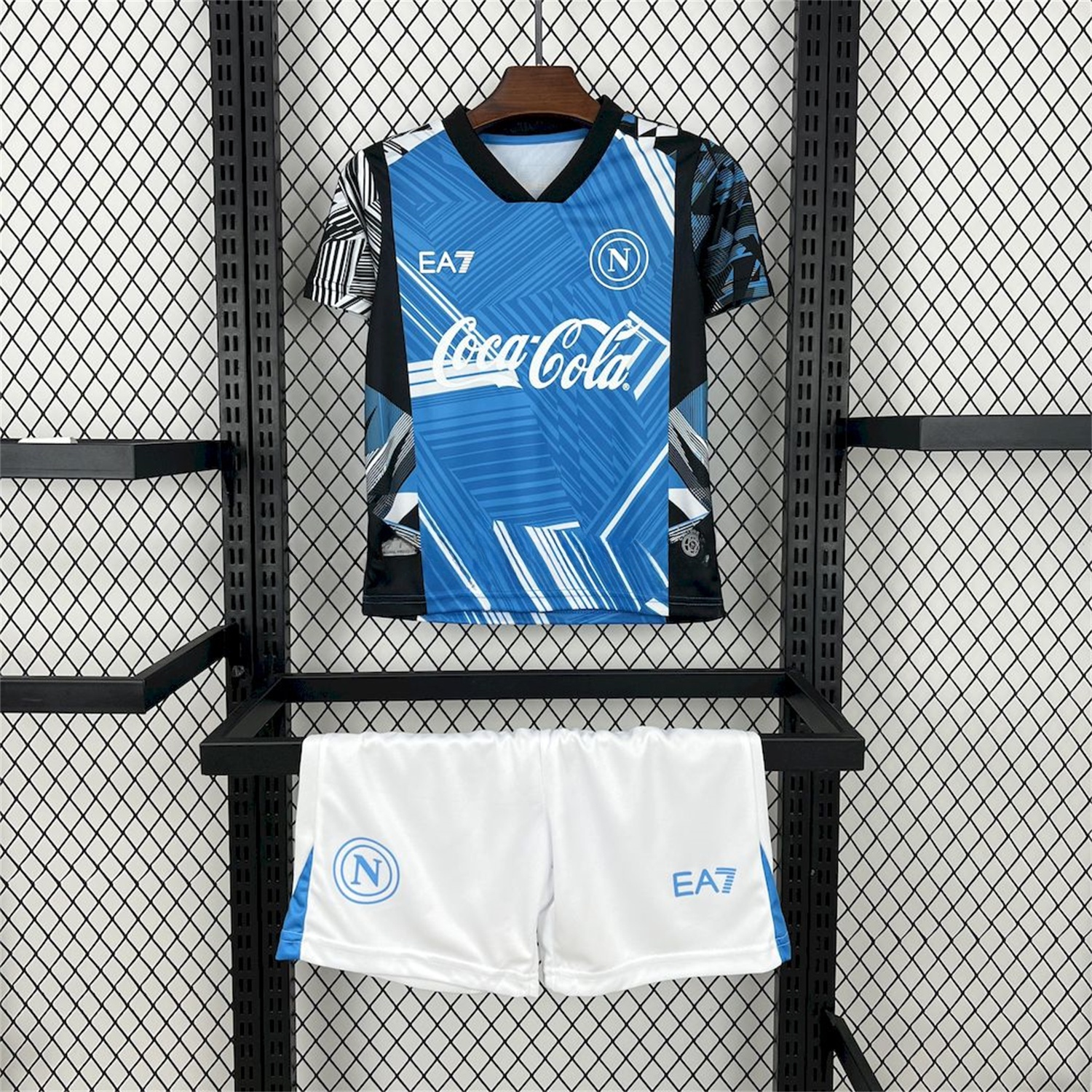 Napoli 24-25 Pre-Match Training Kids Kit - ManixJersey