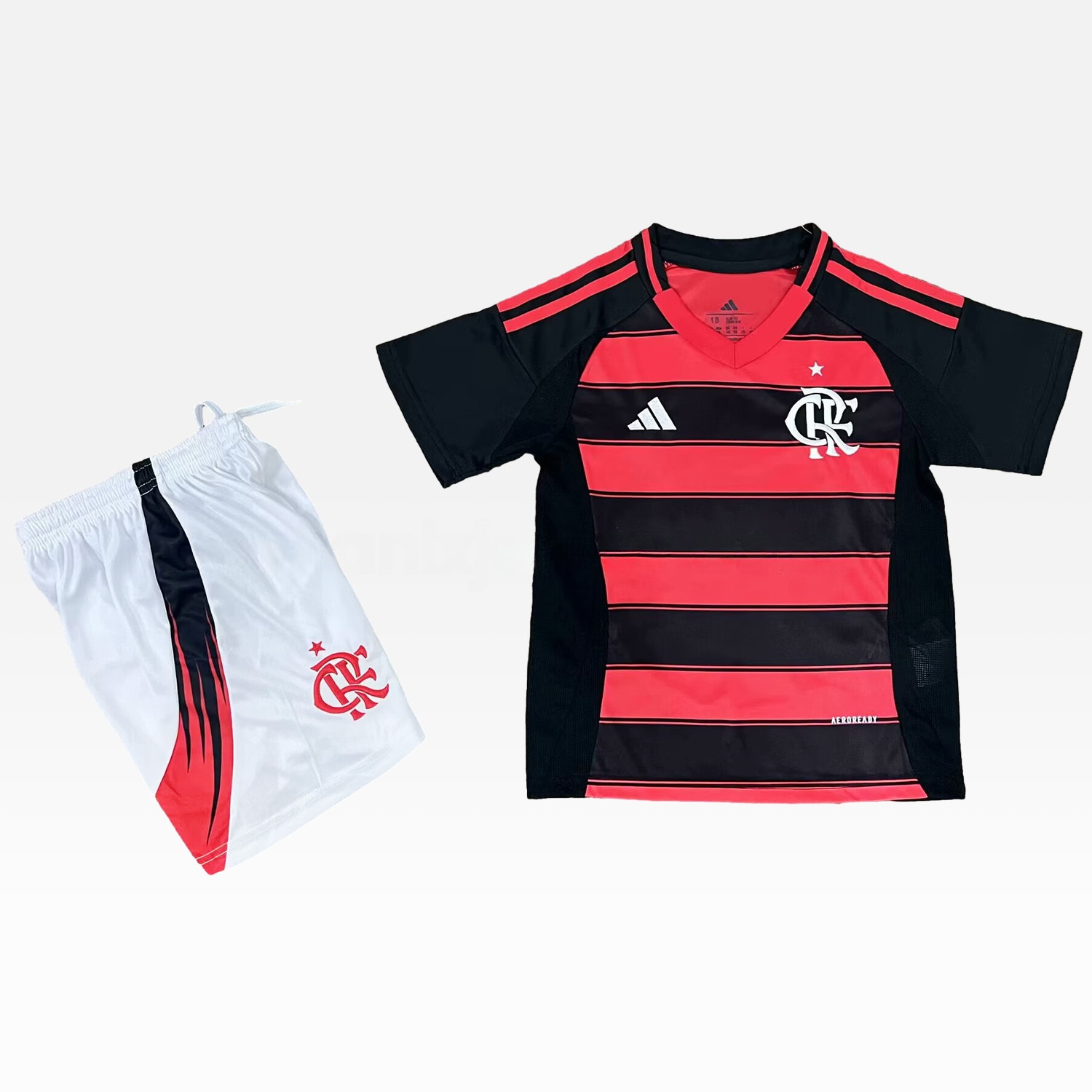 Flamengo 25-26 Home Unsponsored Kids Kit - ManixJersey