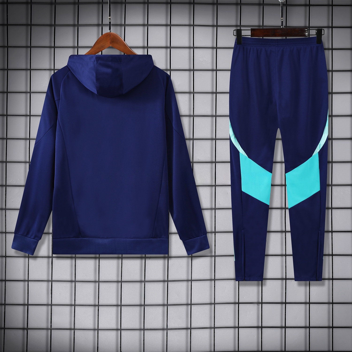 Flamengo 25-26 Training Hoodie Set - Royal Blue Top and Pants - ManixJersey