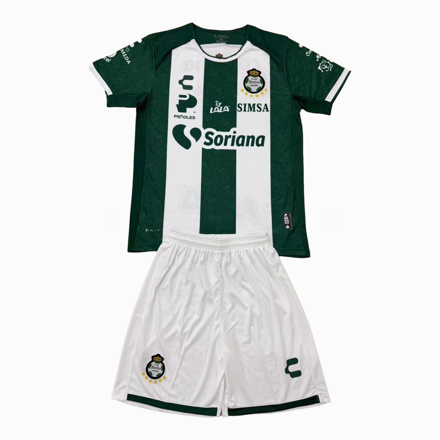 Santos Laguna 24-25 Home Kids Kit - ManixJersey