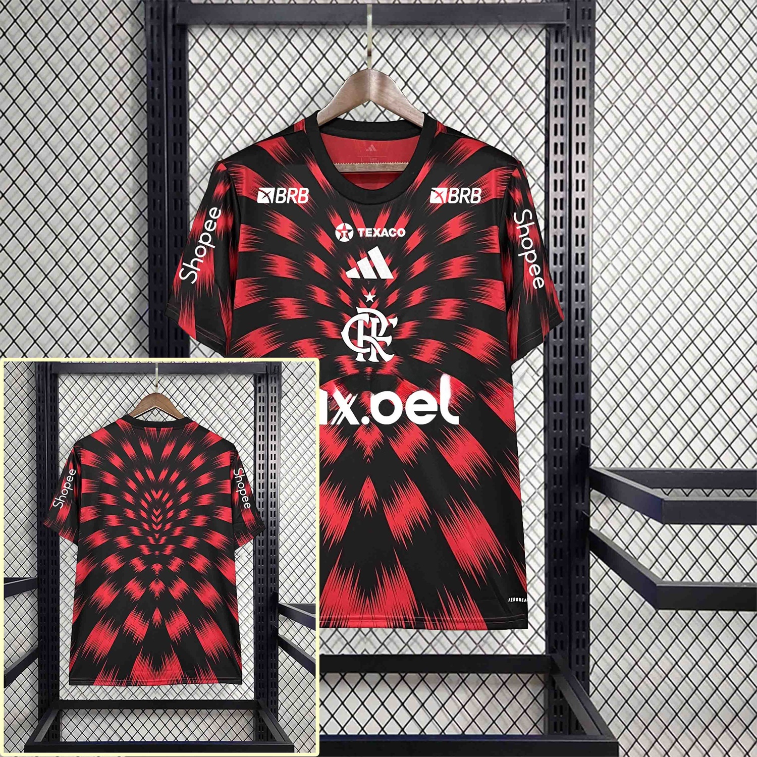 Flamengo 25-26 Pre-Match Jersey with Sponsors - Fans Version - ManixJersey