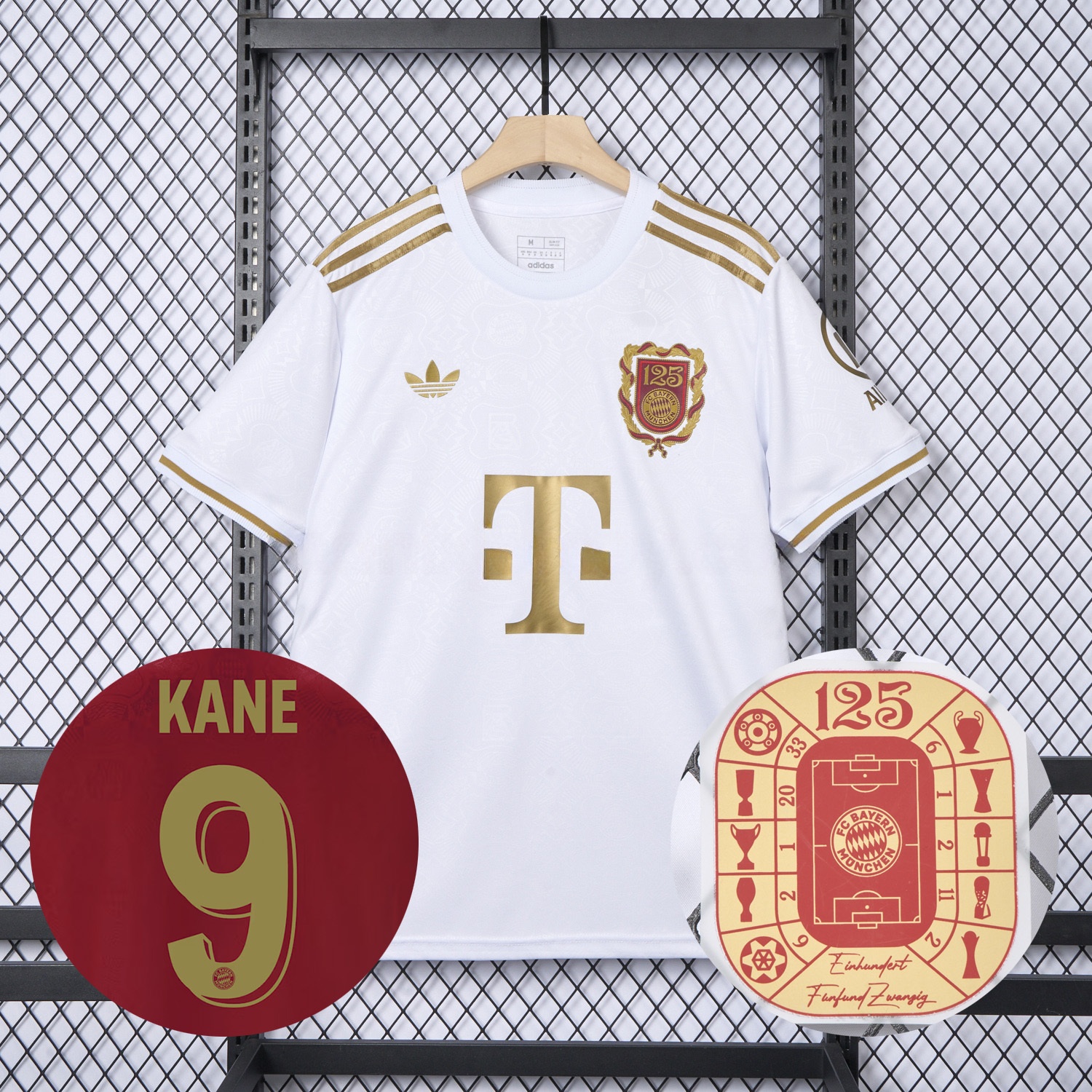 Bayern Munich 2025 White 125th Anniversary Jersey - Fans Version - ManixJersey