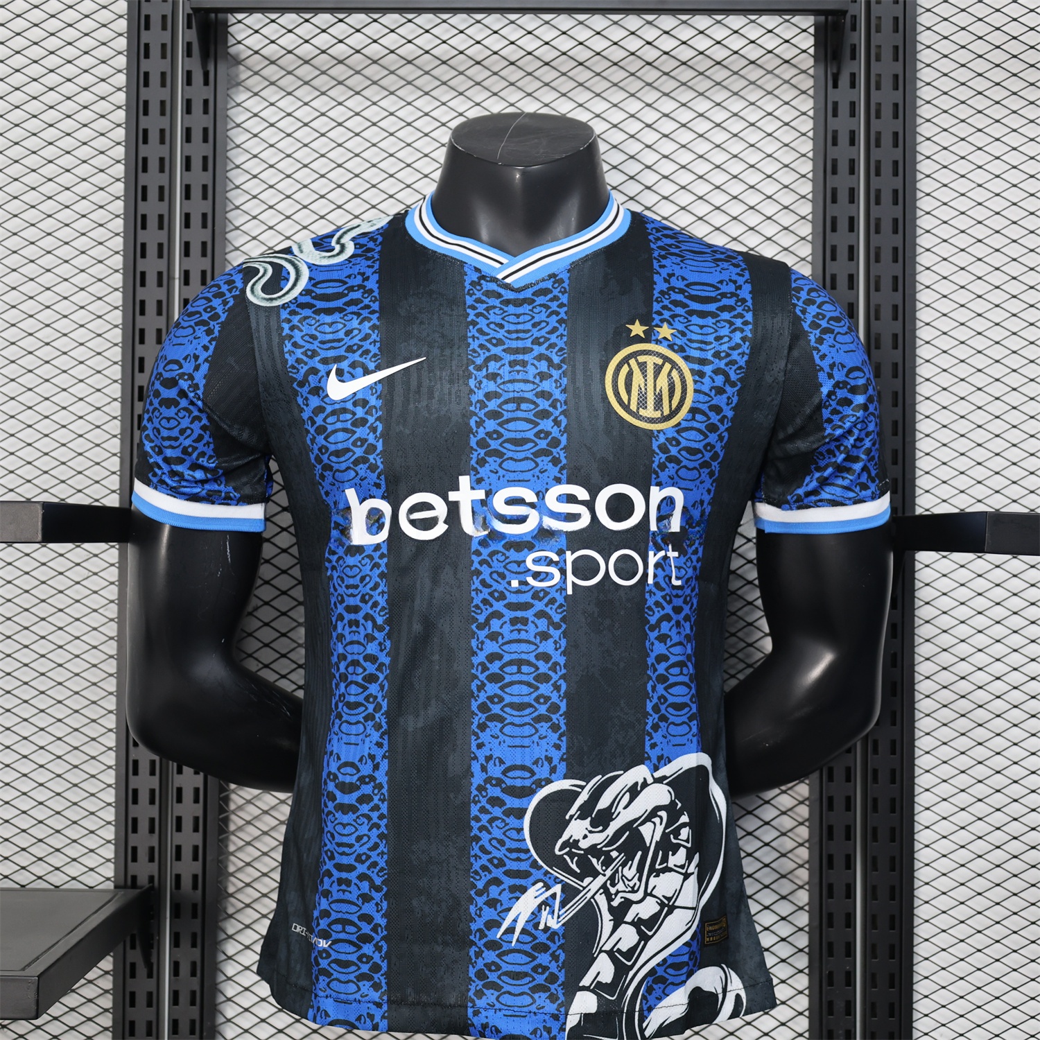 Inter Milan 24-25 Blue Black Mamba Special Edition Jersey - Player Version - ManixJersey