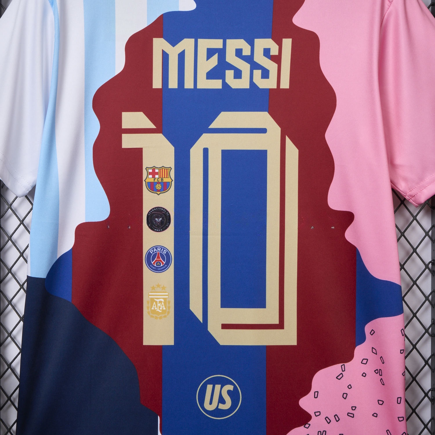 Messi Career Commemorative Jersey - Fans Version - B.A.R.S.A Argentina Paris Saint-Germain PSG INT M.A.M - ManixJersey
