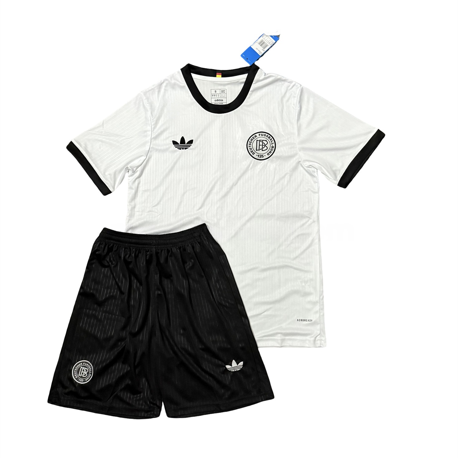 Germany 2025 125-Year Anniversary White Men's Adult Jersey Set - Fans Version - ManixJersey