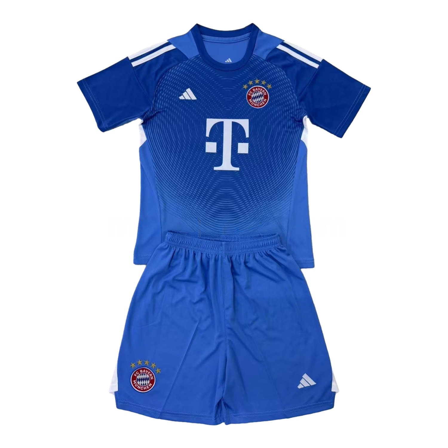 Bayern Munich 25-26 Blue Goalkeeper Men's Adult Jersey Set - Fans Version - ManixJersey