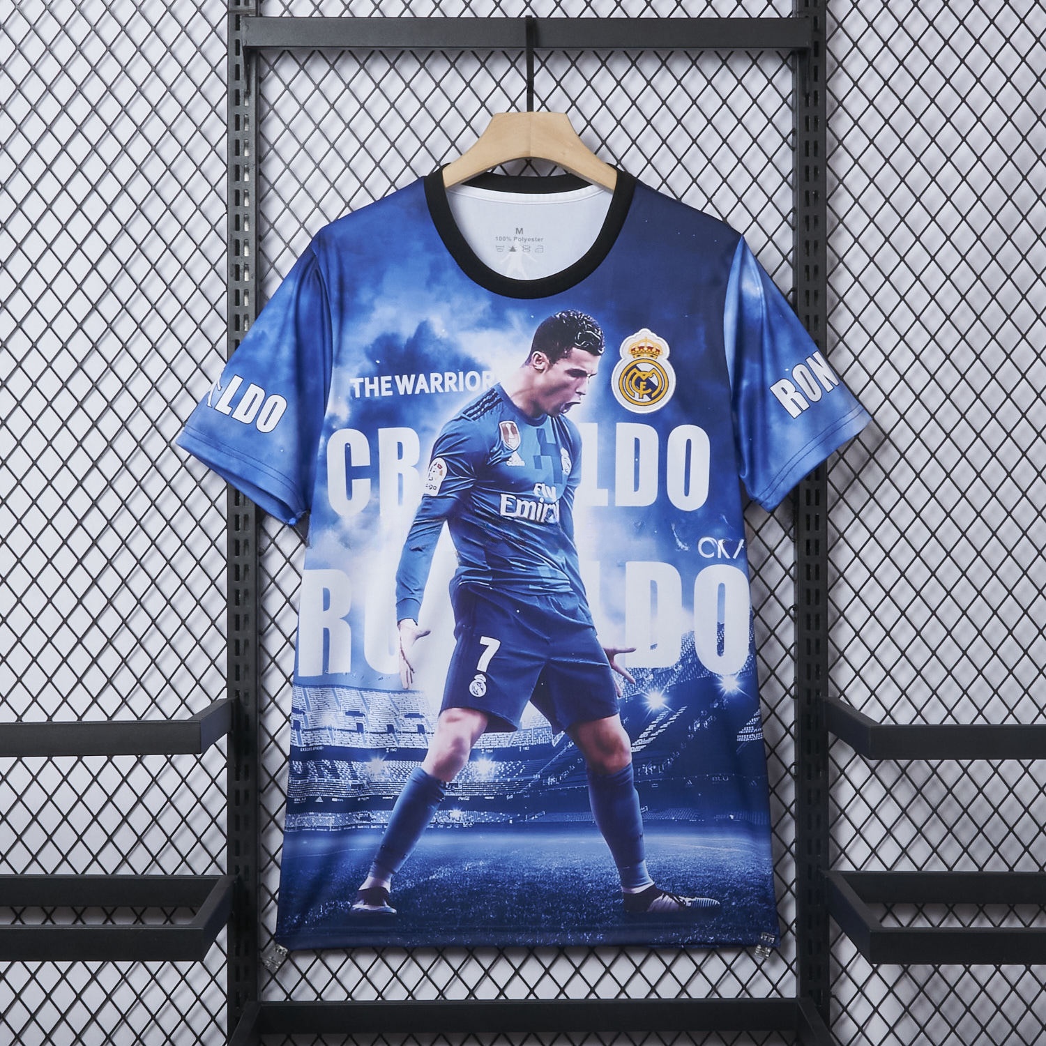 Cristiano Ronaldo Real Madrid 2017-18 Away Career Commemorative Jersey - Fans Version - ManixJersey