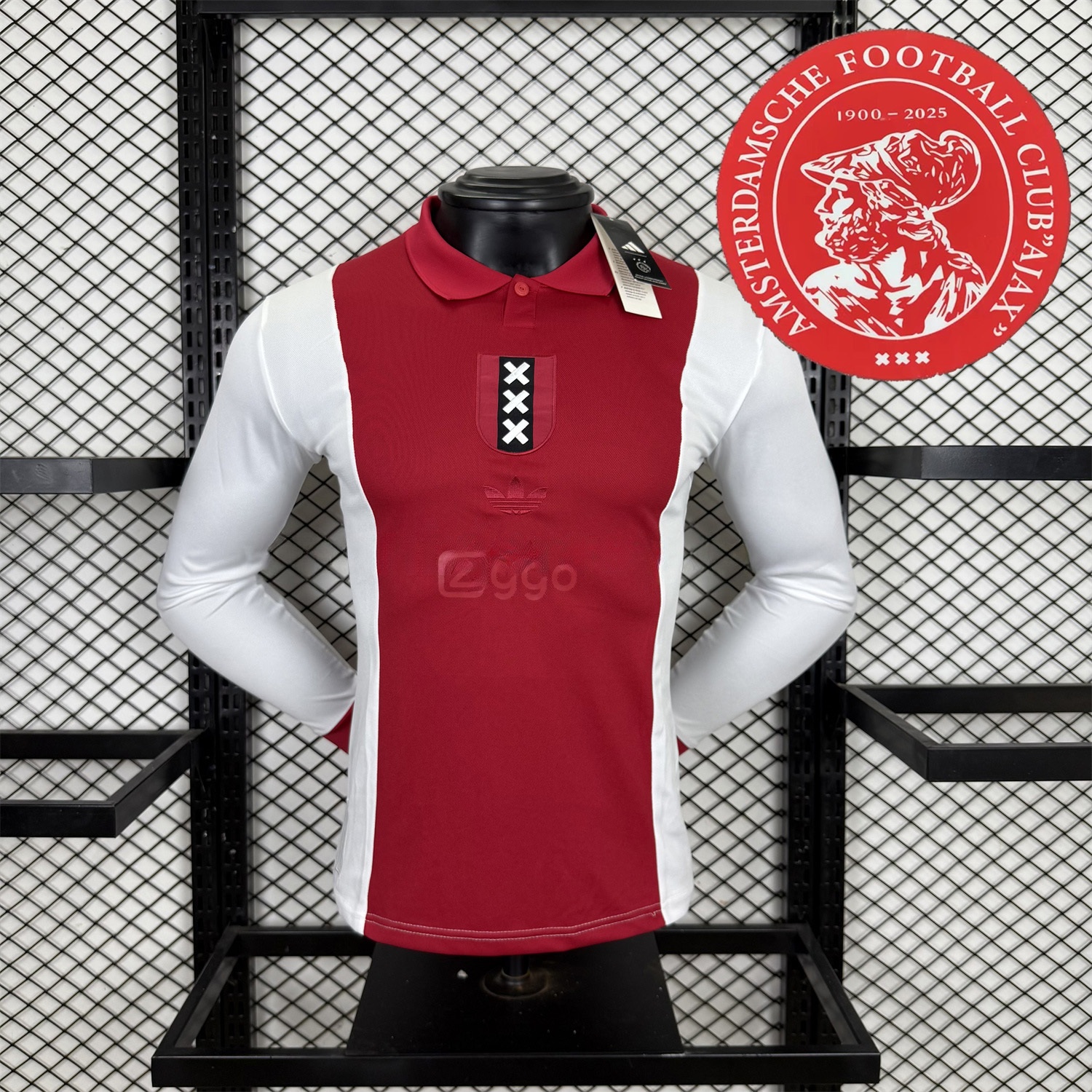 Ajax 2025 125-Year Anniversary Long Sleeves Jersey - Player Version - ManixJersey