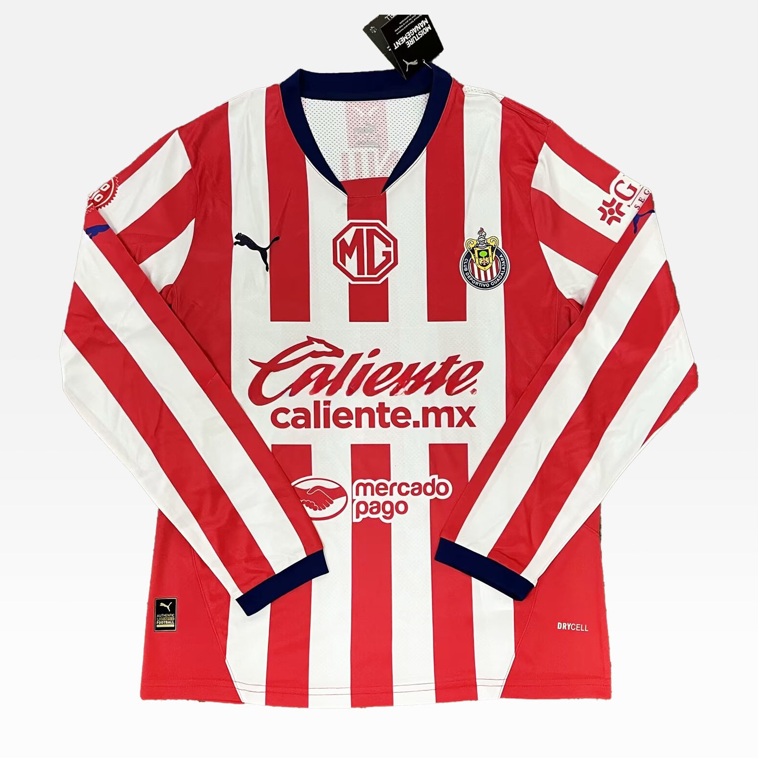 Chivas de Guadalajara 24-25 Home Long Sleeve Jersey - Fans Version - ManixJersey