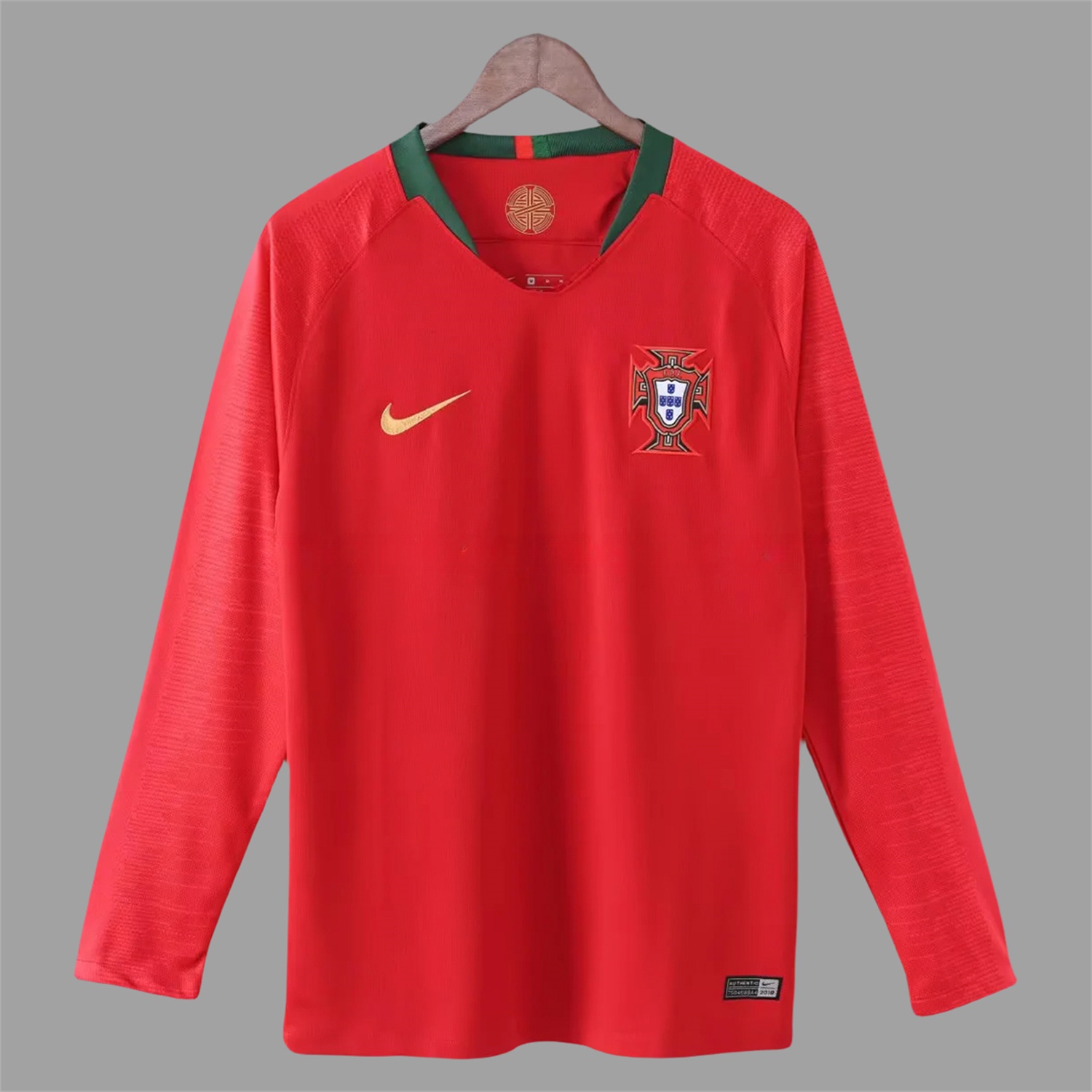 Retro Portugal 2018 Home Long Sleeves Jersey - ManixJersey