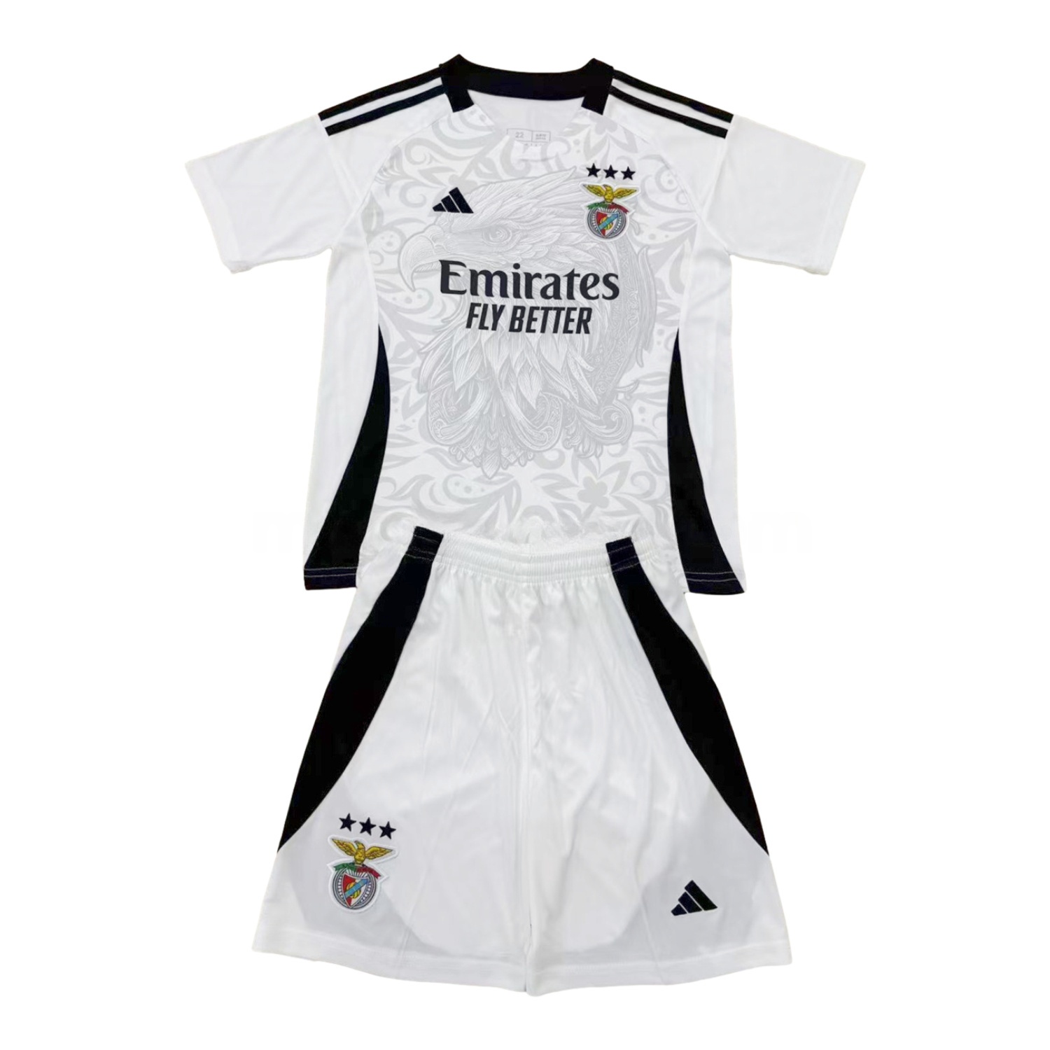 Benfica 24-25 White Special Edition Men's Adult Jersey Set - Fans Version - ManixJersey