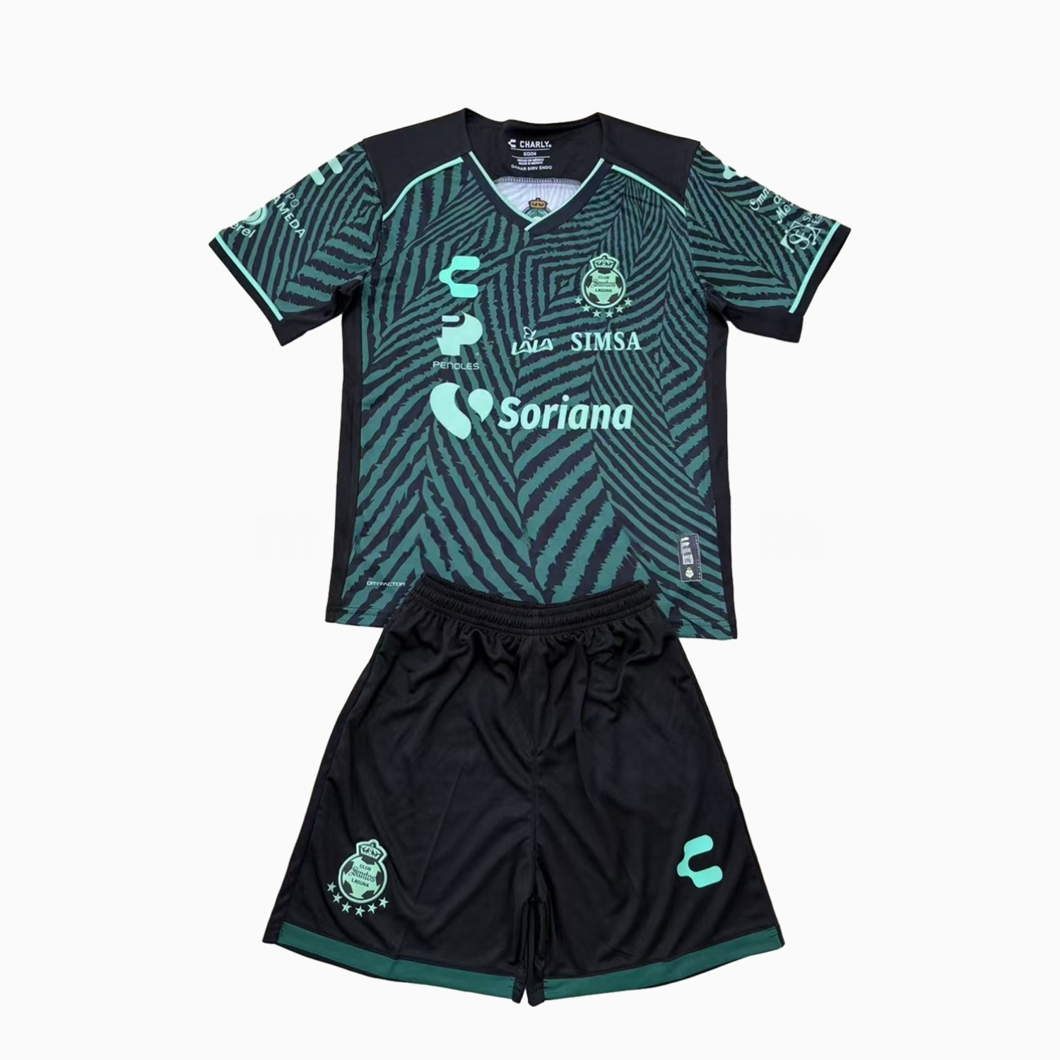 Santos Laguna 24-25 Away Kids Kit - ManixJersey