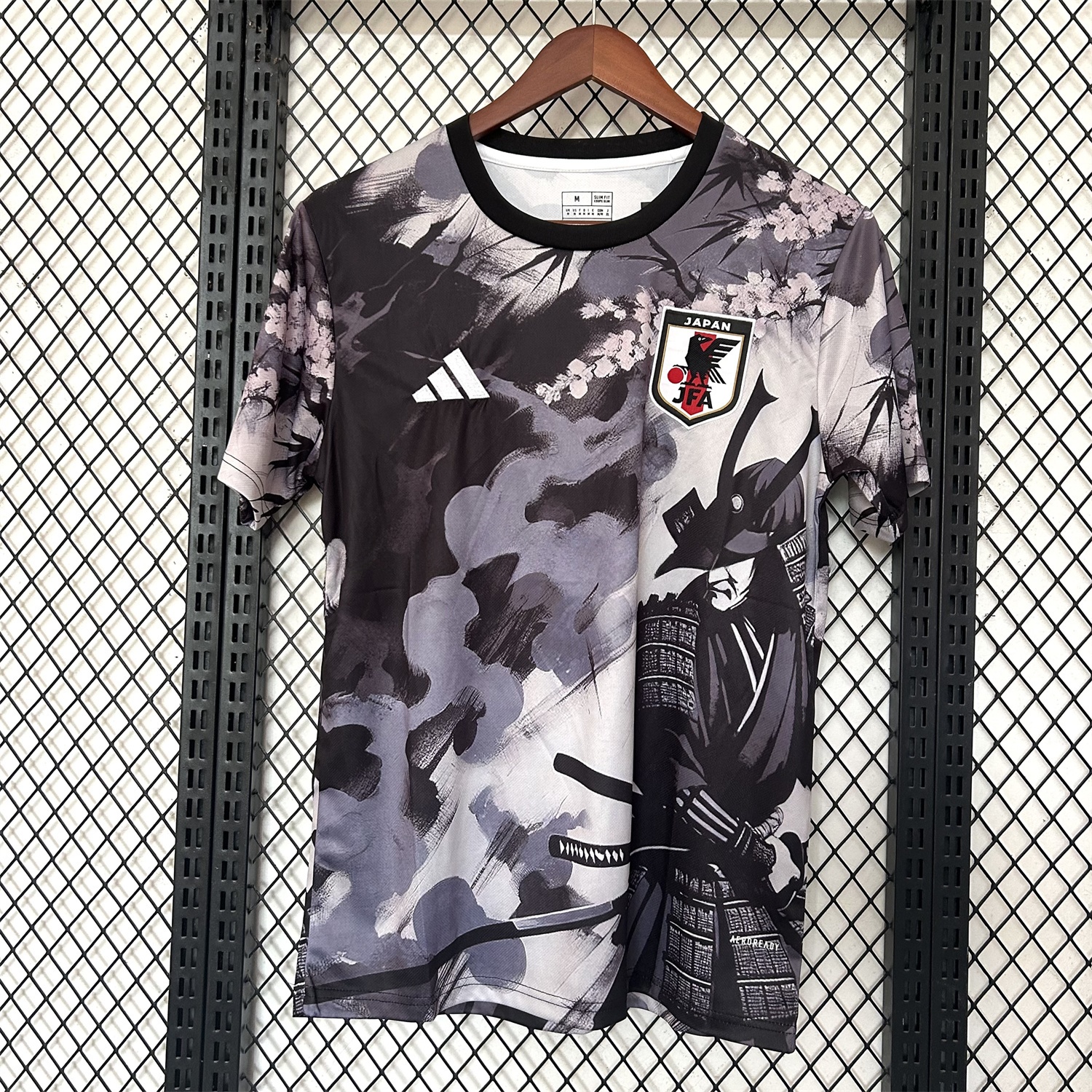 Japan 25-26 Black Samurai Under The Cherry Tree Special Jersey - Fans Version - ManixJersey