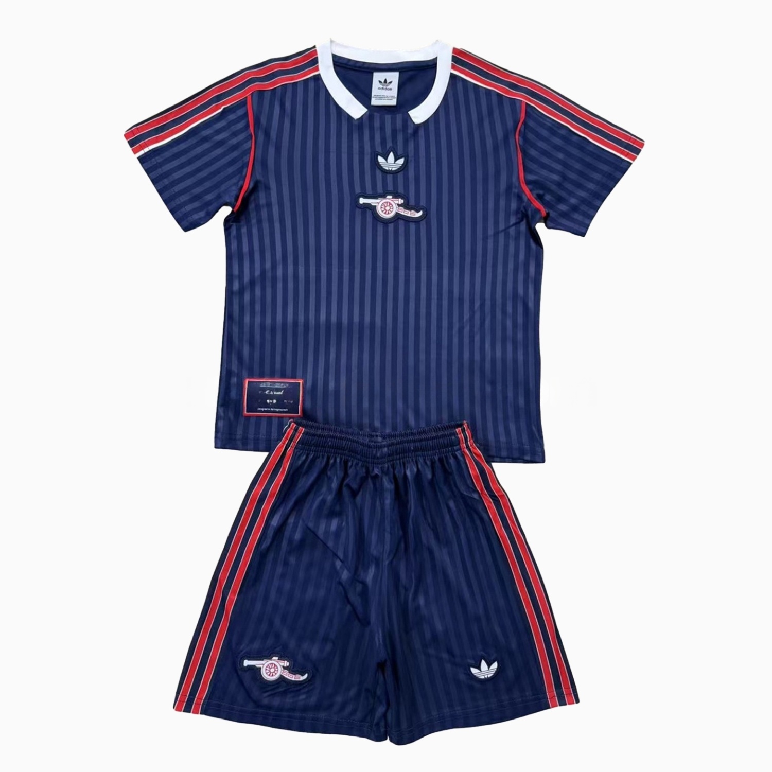 Arsenal 24-25 Blue Terrace Icon Retro Style Kids Kit - ManixJersey