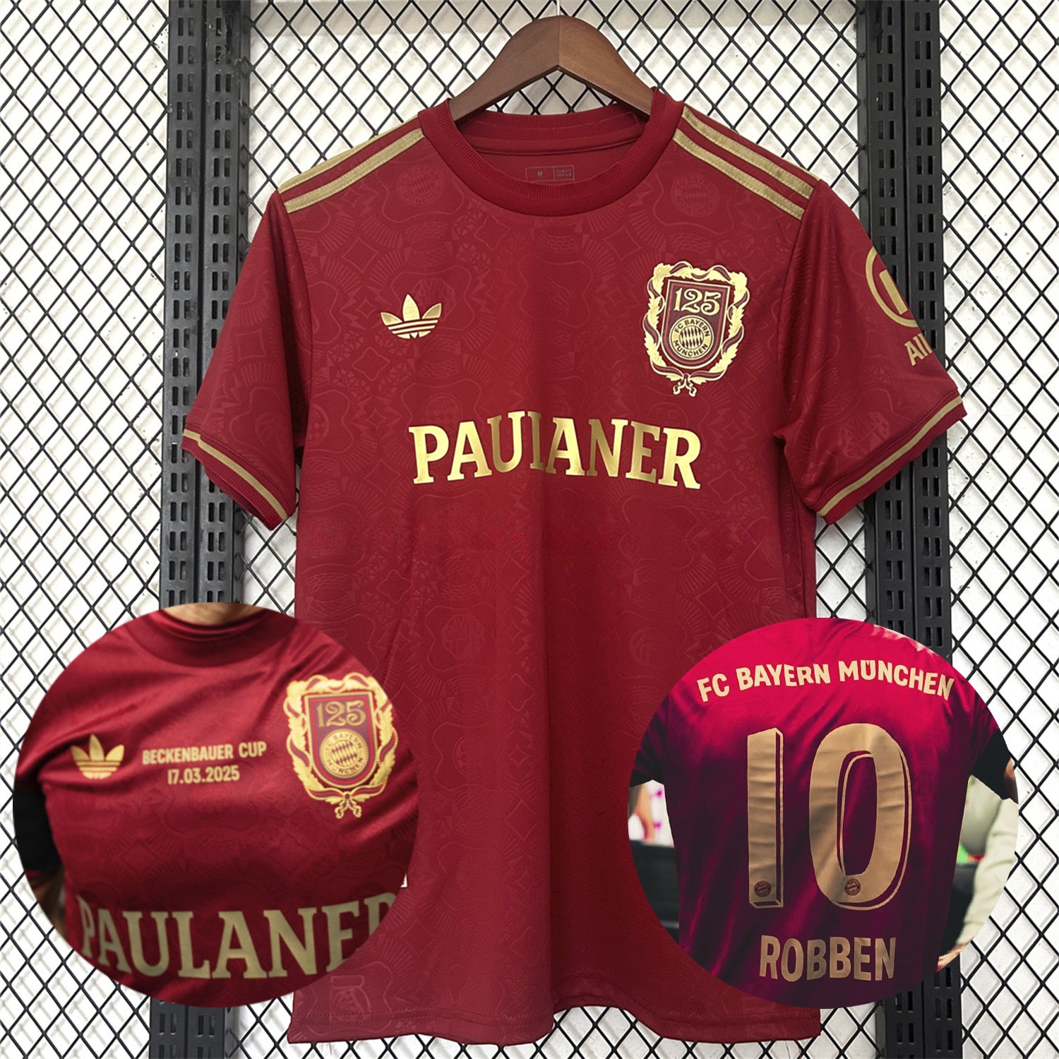 Bayern Munich 2025 125th Anniversary Beckenbauer Cup Jersey - Fans Version ( Optional Chest Tranfer ) - ManixJersey