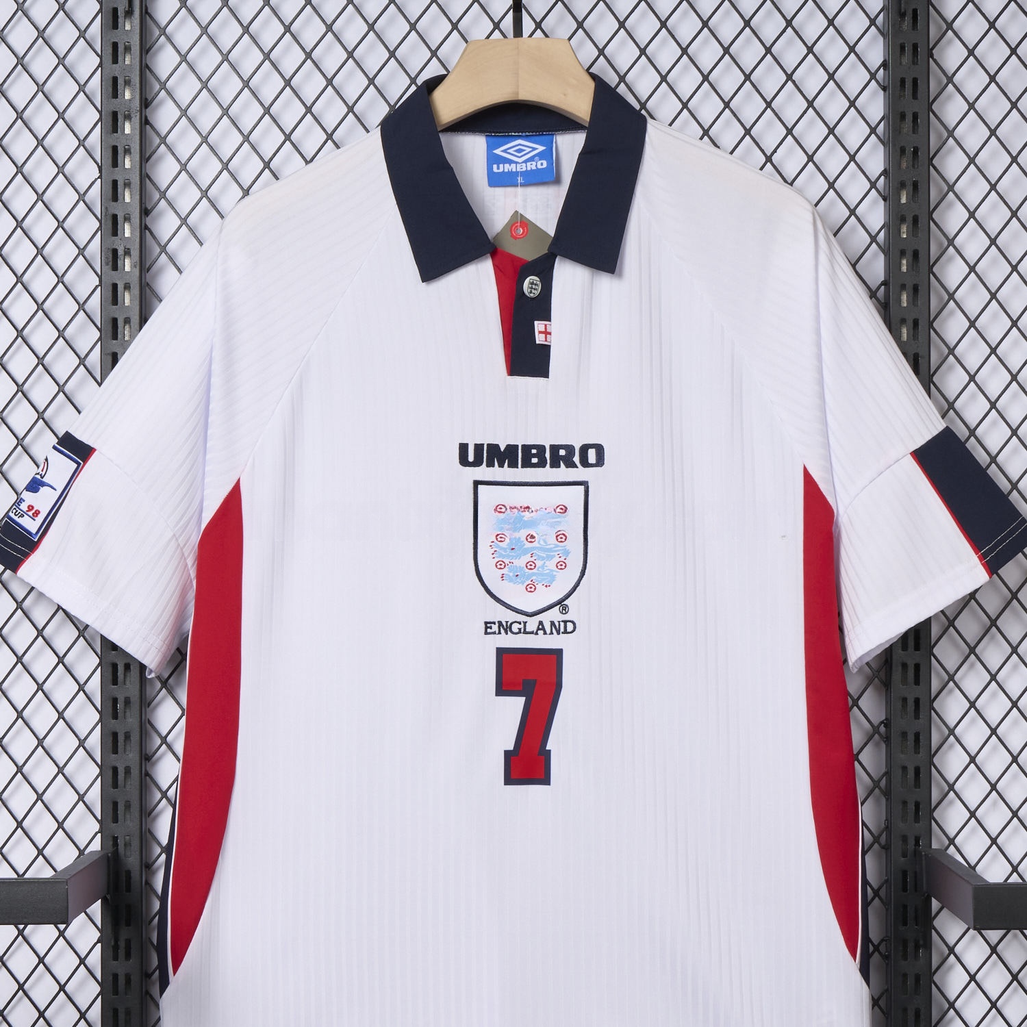 Retro England 1998 Home Jersey - ManixJersey