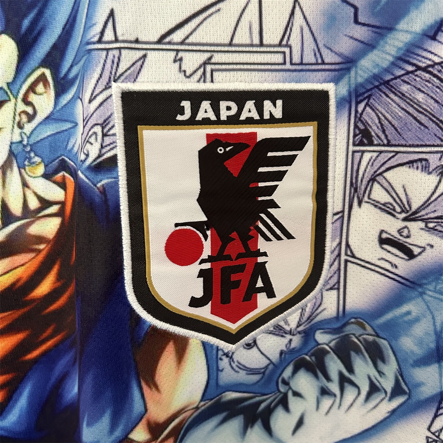 Japan 25-26 Blue Goku Black & White Background Special Jersey - Fans Version - ManixJersey