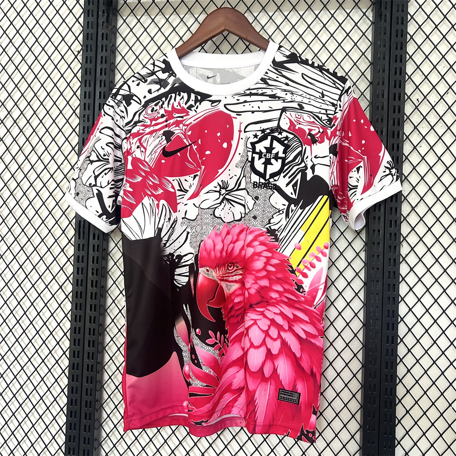 Brazil 2025 Red Macaw Special Jersey - Fans Version - ManixJersey