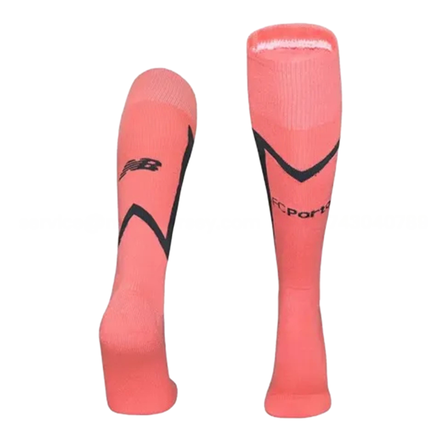 Porto 25-26 Away Socks - Coral - ManixJersey