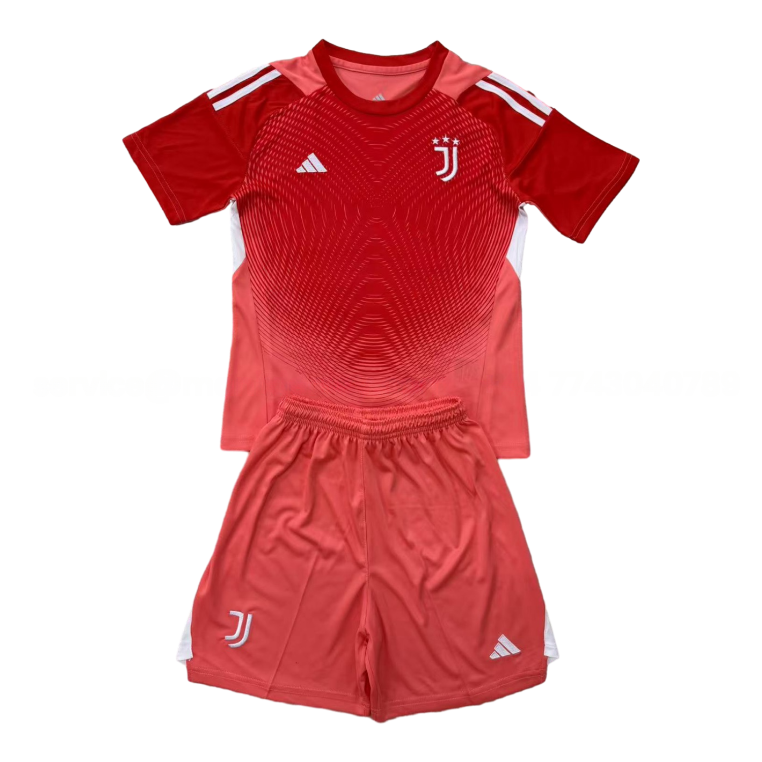 Juventus 25-26 Red Goalkeeper Men's Adult Jersey Set - Fans Version - ManixJersey