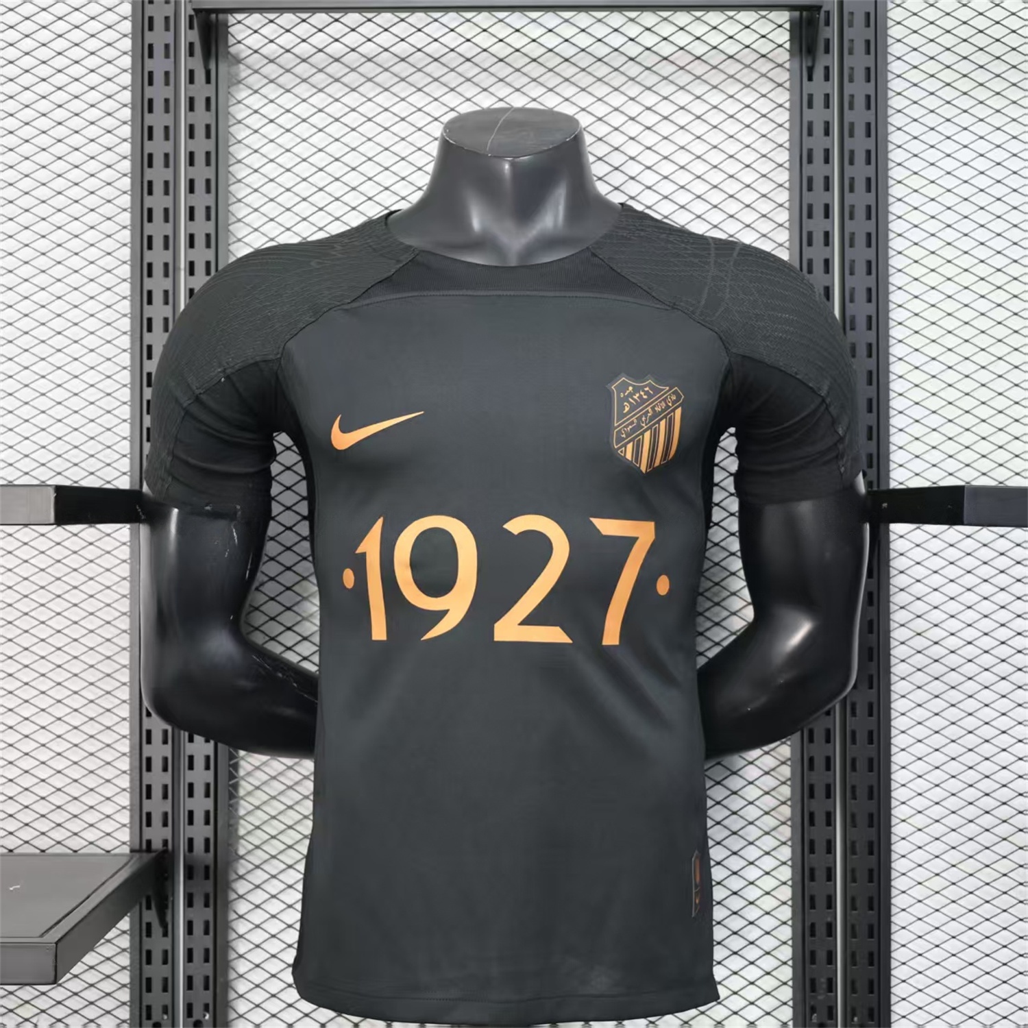 Al Ittihad Jeddah United 25-26 Golden 1927 Anniversary Black Jersey - Player Version - ManixJersey