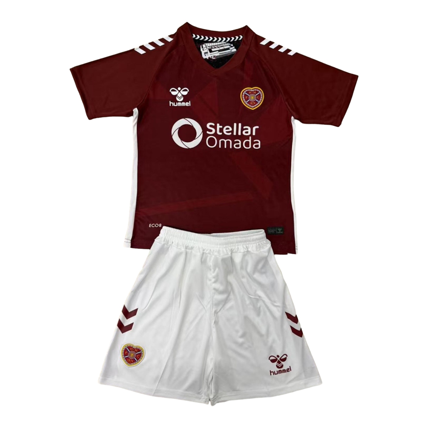 Hearts Heart of Midlothian 25-26 Home Men's Adult Jersey Set - Fans Version - ManixJersey