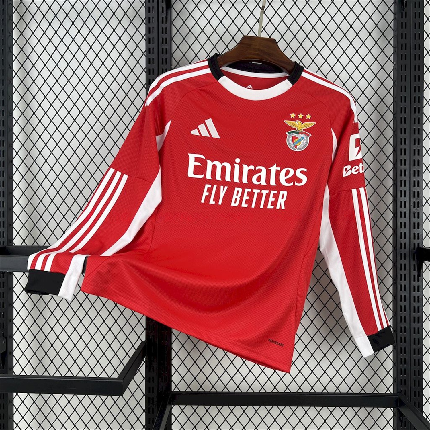 Benfica 25-26 Home Long Sleeves Jersey - Fans Version - ManixJersey