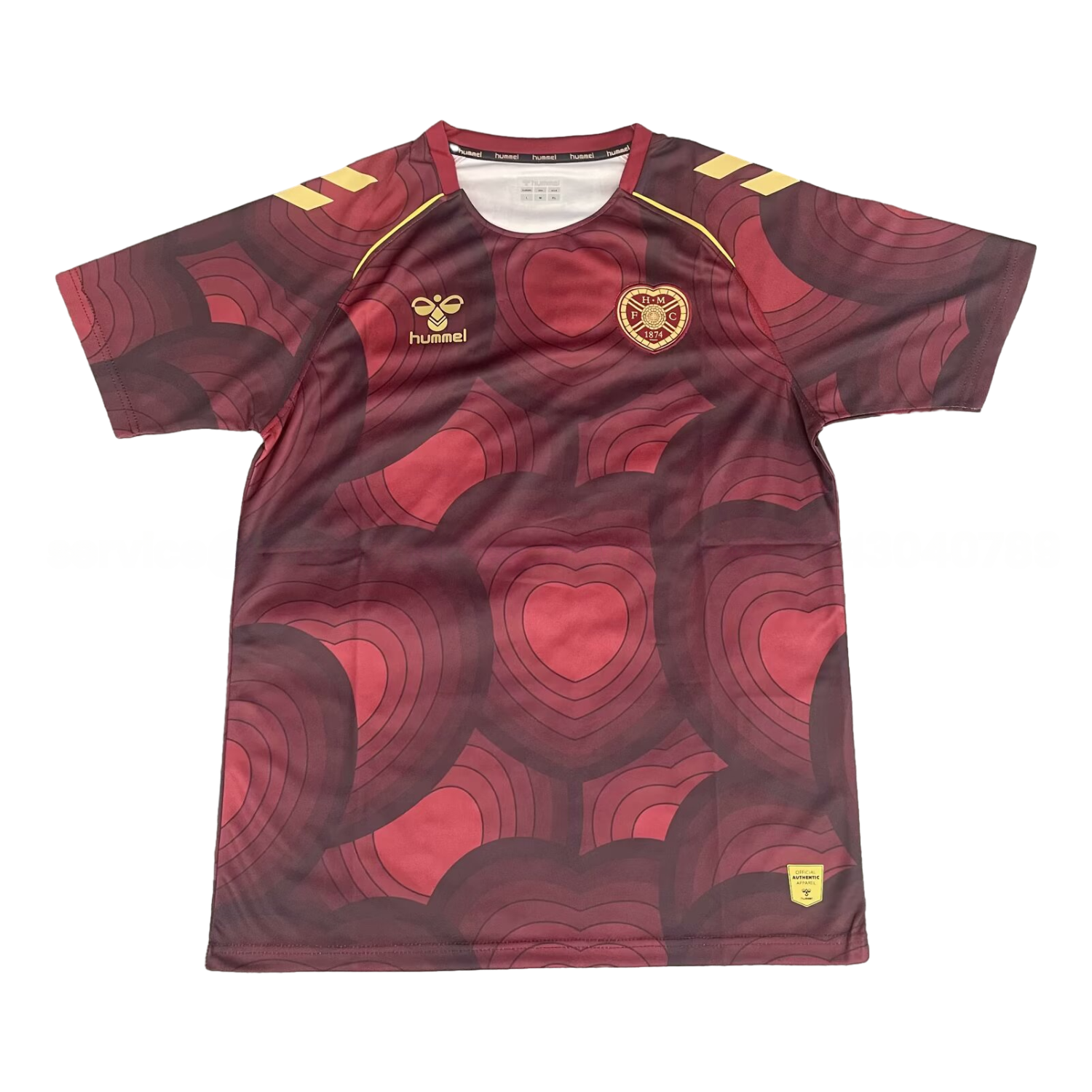 Hearts Heart of Midlothian 25-26 Red Pre-Match Training Jersey - Fans Version - ManixJersey