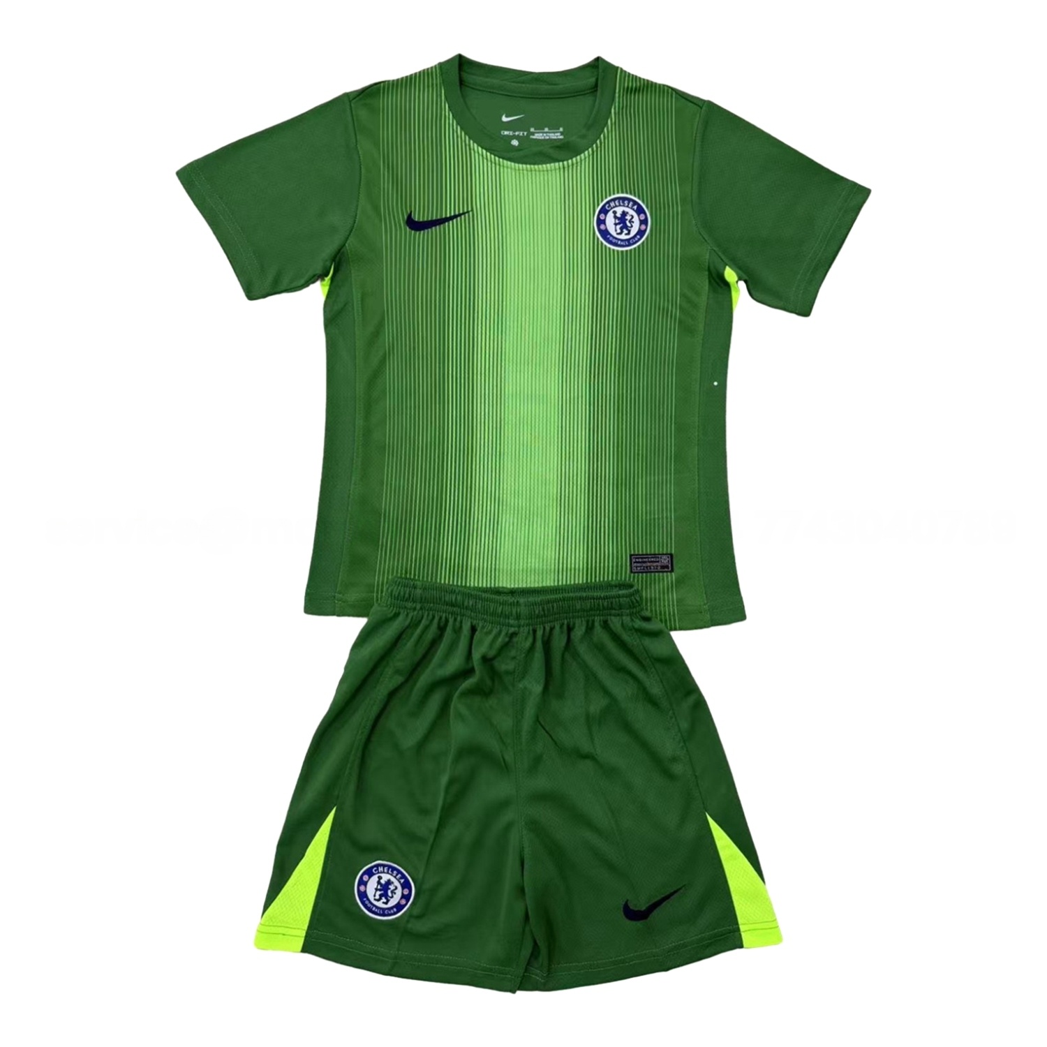 C.H.E.L.S.E.A 25-26 Green Goalkeeper Men's Adult Jersey Set - Fans Version - ManixJersey