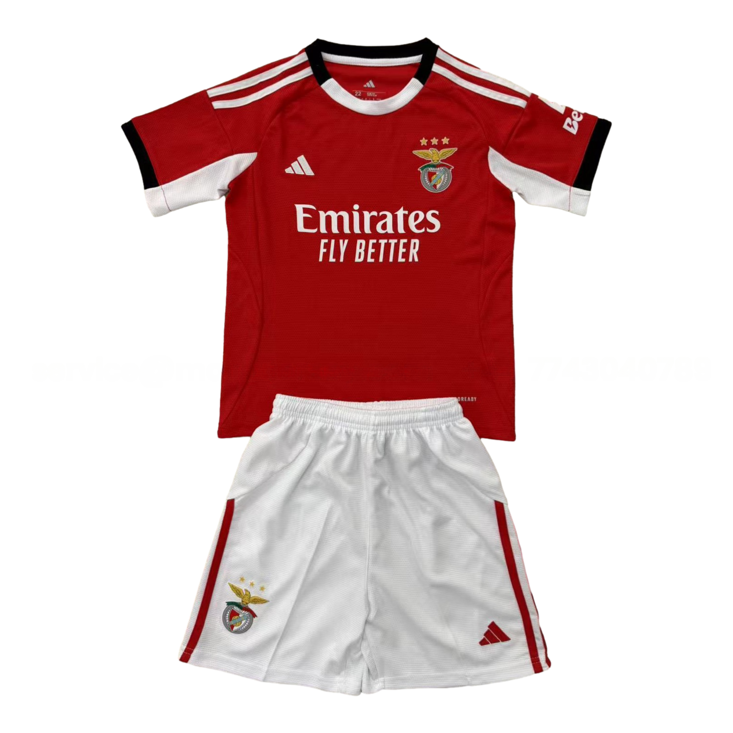Benfica 25-26 Home Men's Adult Jersey Set - Fans Version - ManixJersey