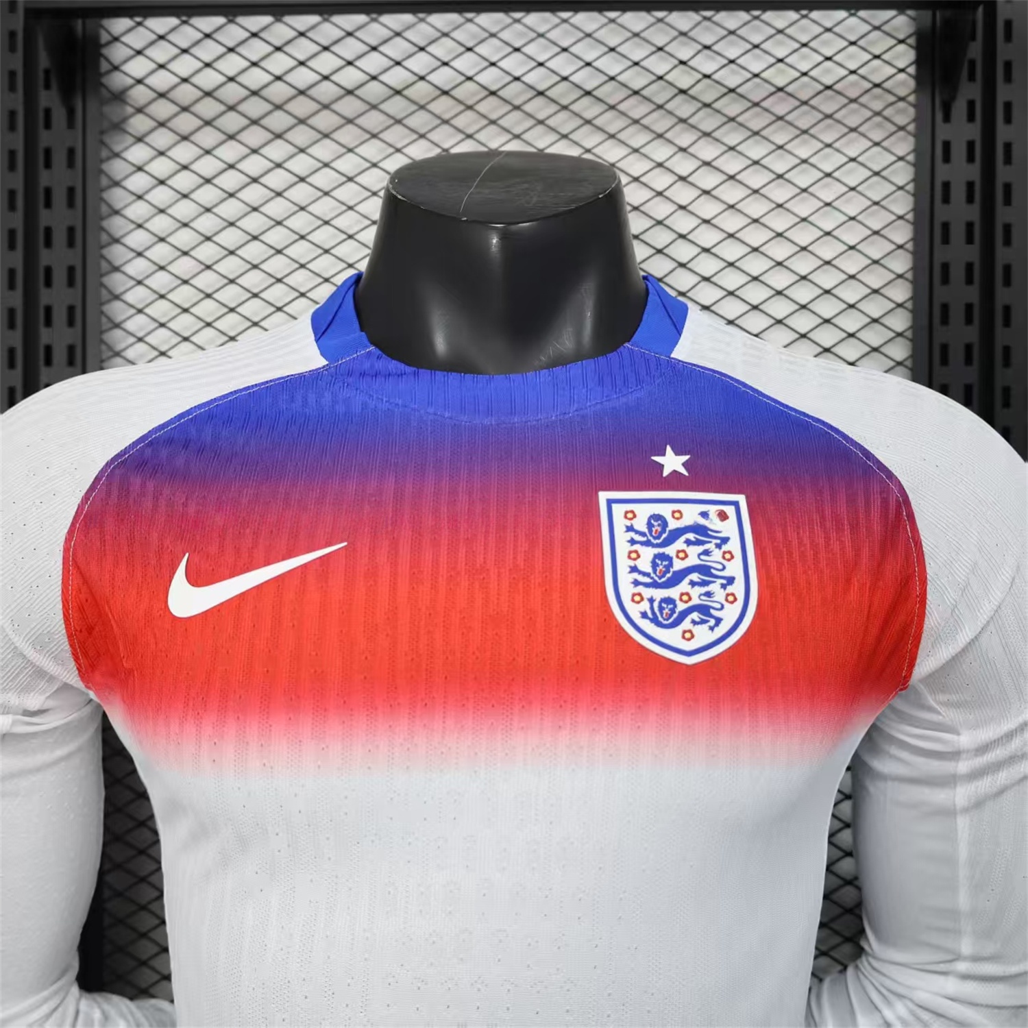 England 2025 Women's Team Home Jersey - Men's Long Sleeves Player Version - ManixJersey