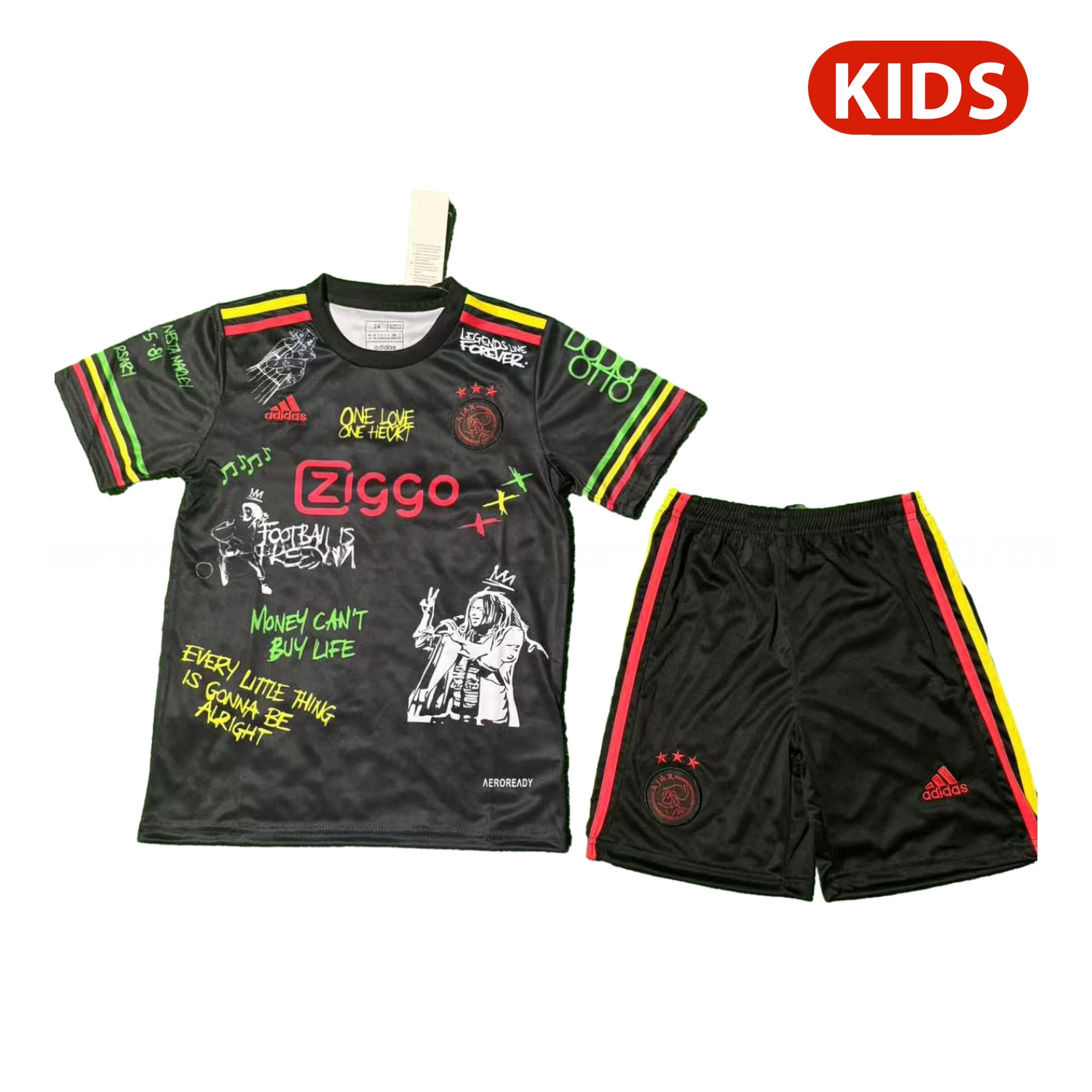 Ajax x B-O-B Marly 25-26 White Special Kids Kit - ManixJersey