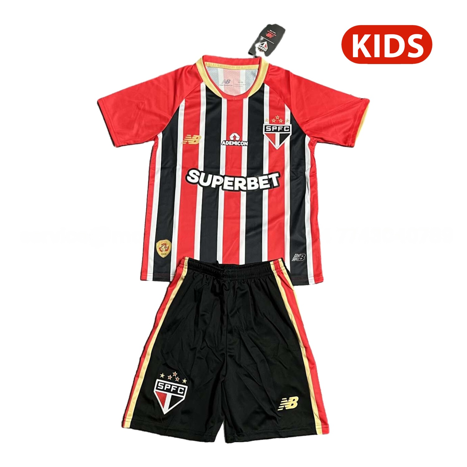 Sao Paulo 25-26 Away Kids Kit - ManixJersey