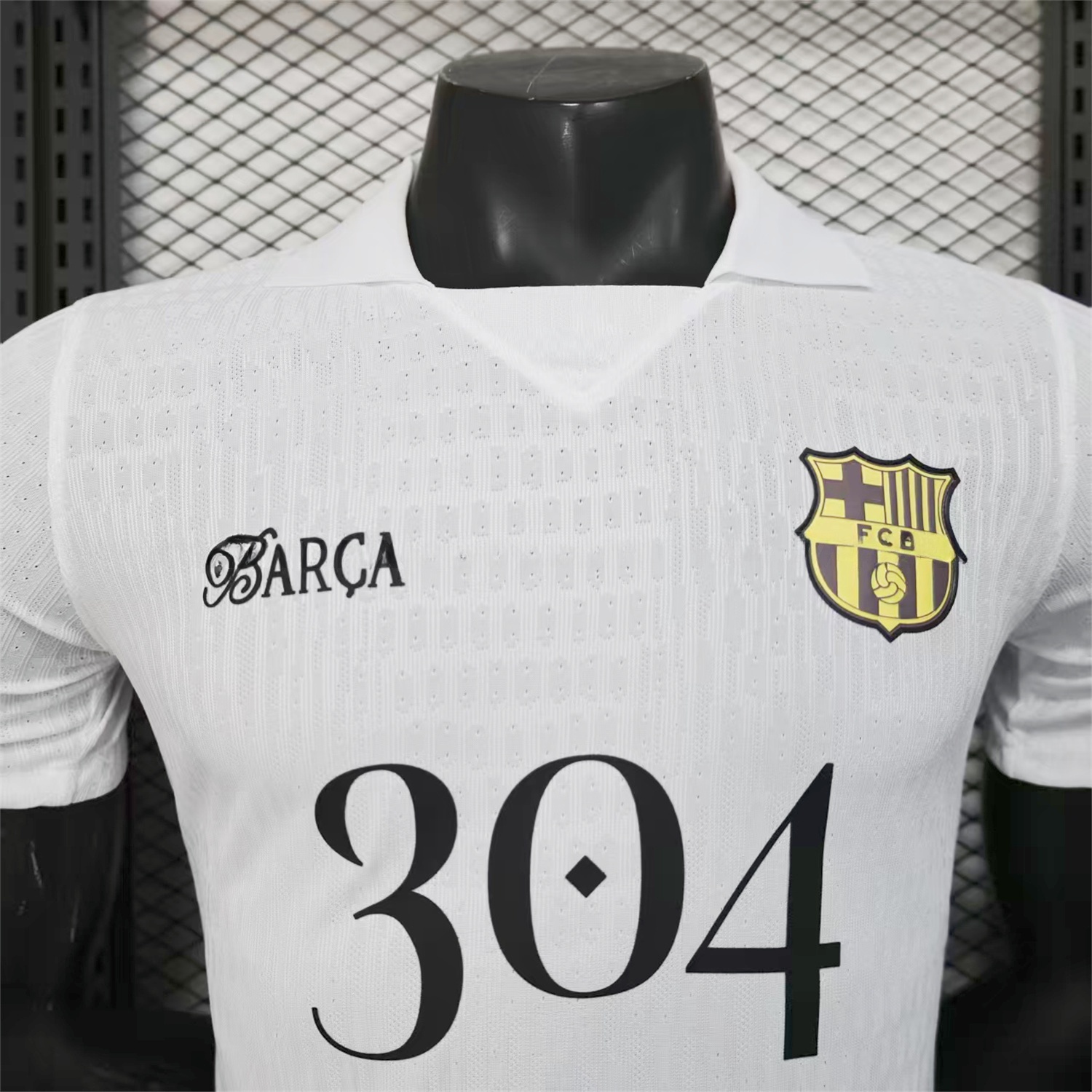 B.A.R.S.A 25-26 304 White Special Jersey - Player Version - ManixJersey