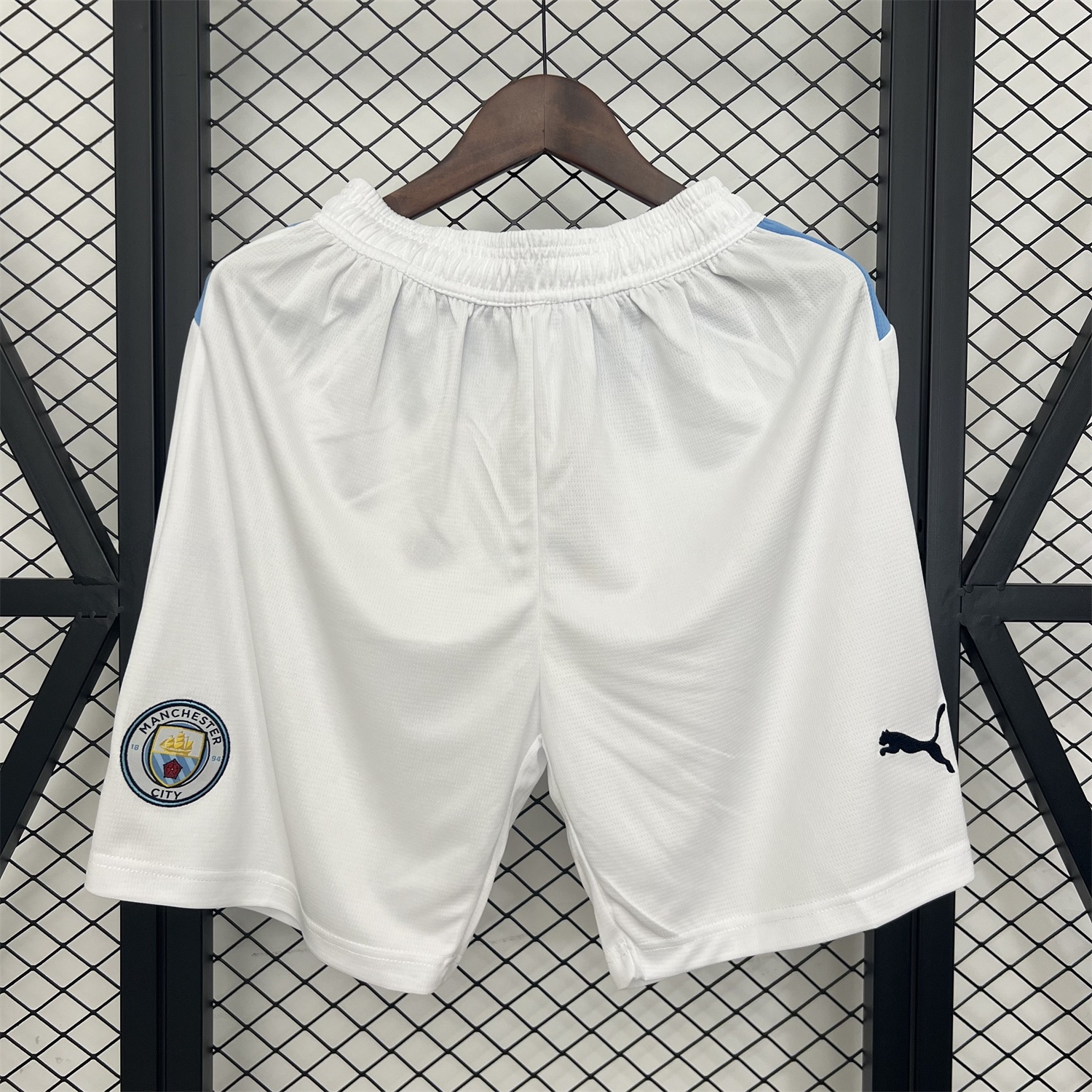 Manchester City 25-26 Home White Shorts - Fans Version - ManixJersey