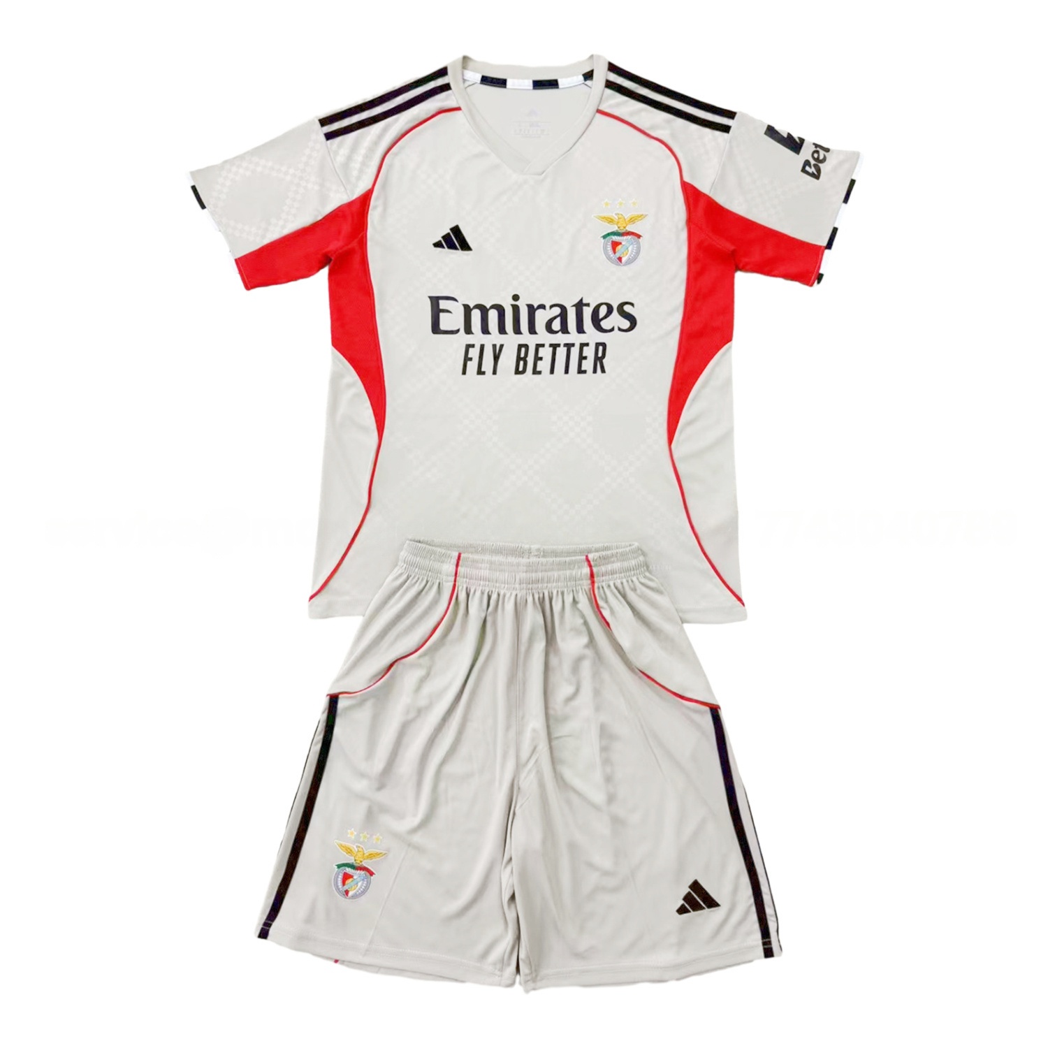 Benfica 25-26 Away Men's Adult Jersey Set - Fans Version - ManixJersey