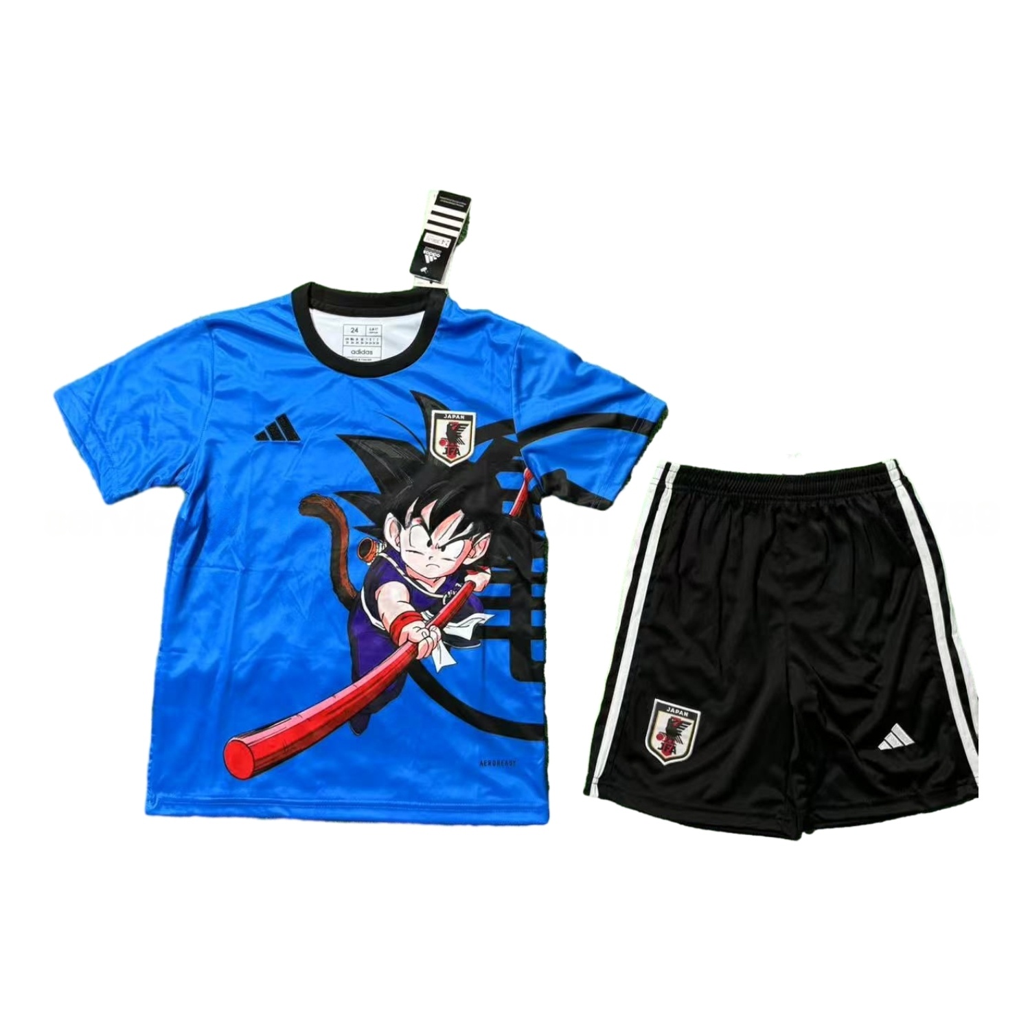 Japan 25-26 Small Goku Dance Stick Blue Special Kids Kit - ManixJersey