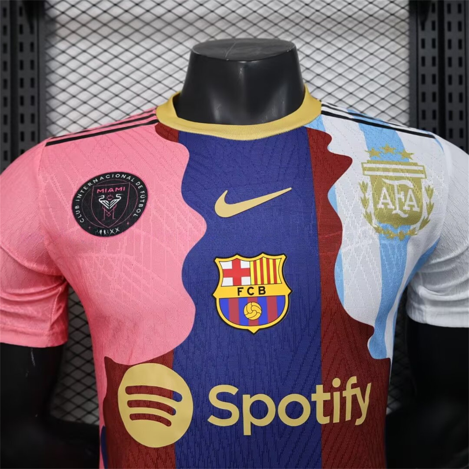 Messi Career Commemorative Jersey - Player Version - INT M.A.M Argentina B.A.R.S.A Paris Saint-Germain PSG - ManixJersey