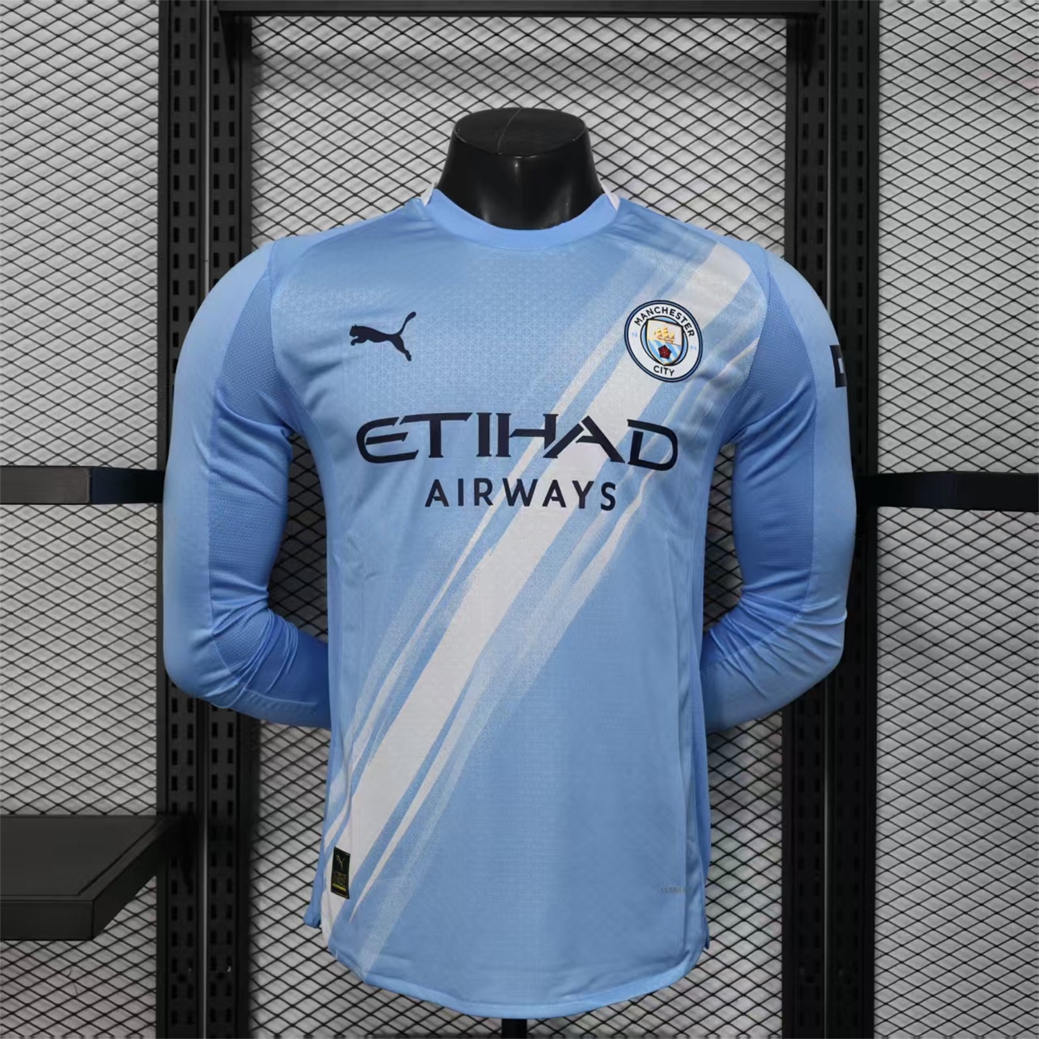 Manchester City 25-26 Home Long Sleeves Jersey - Player Version - ManixJersey