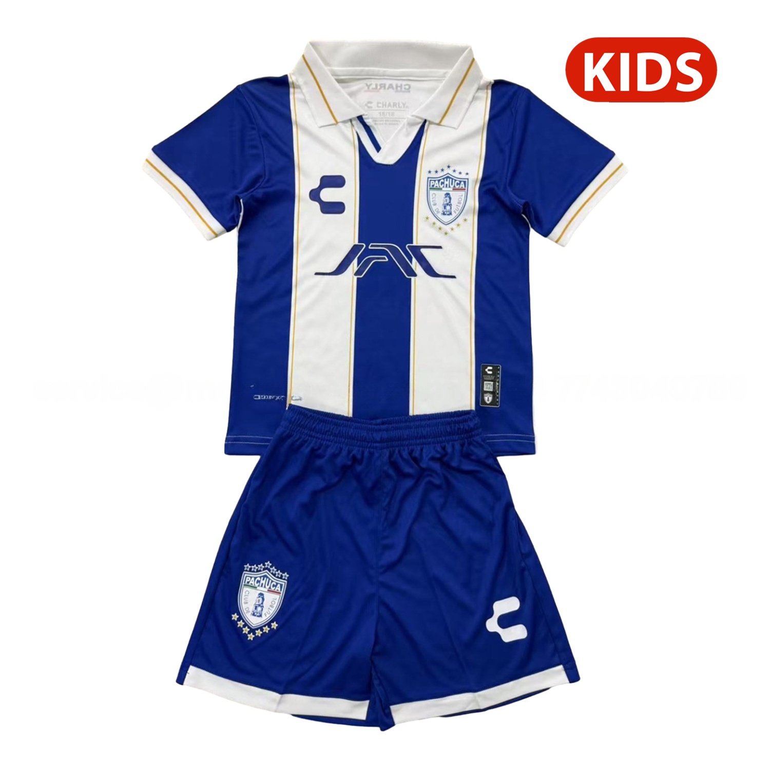Pachuca 25-26 Home Kids Kit - ManixJersey