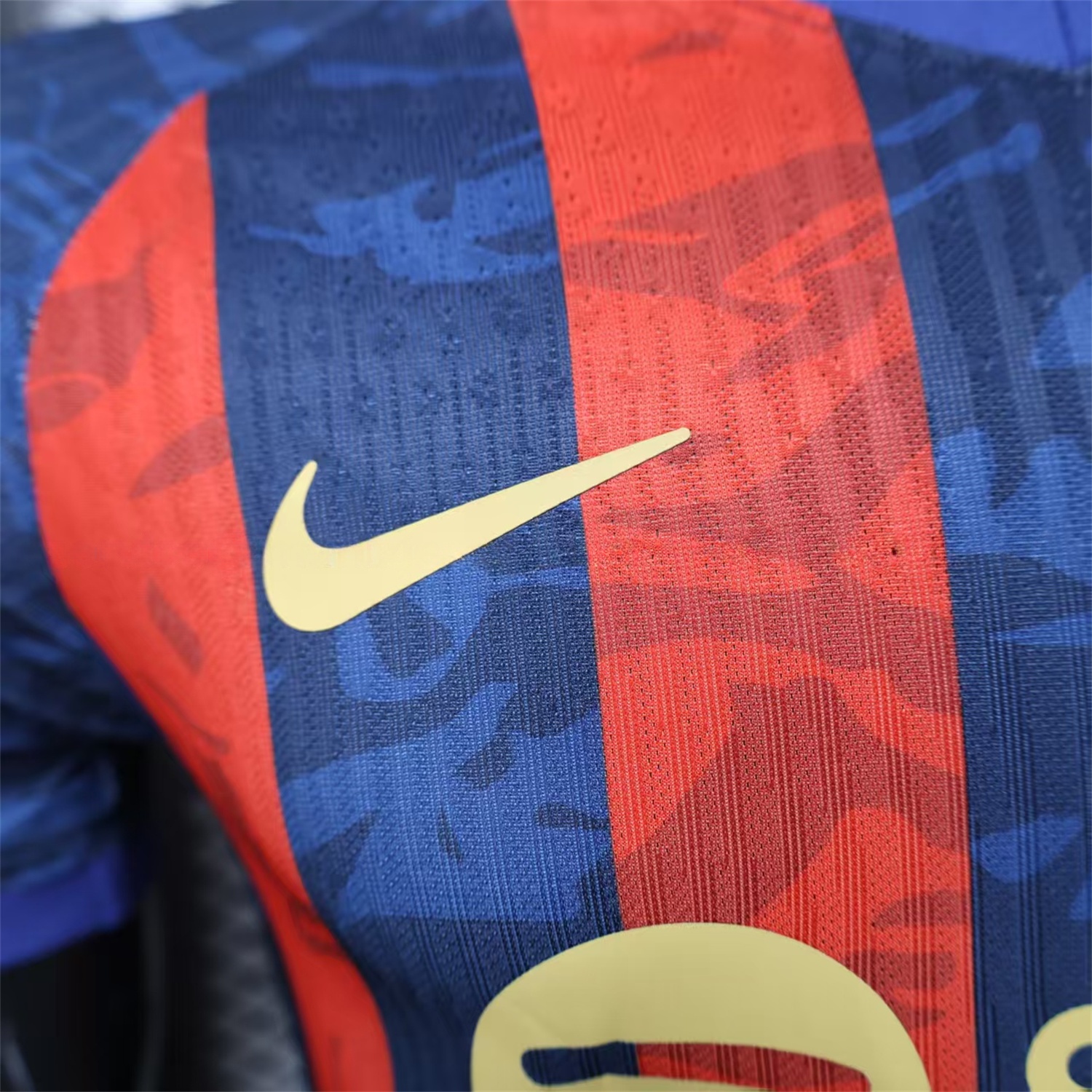 B.A.R.S.A 25-26 Yellow Spotify Logo Red & Blue Lines Special Jersey - Player Version - ManixJersey