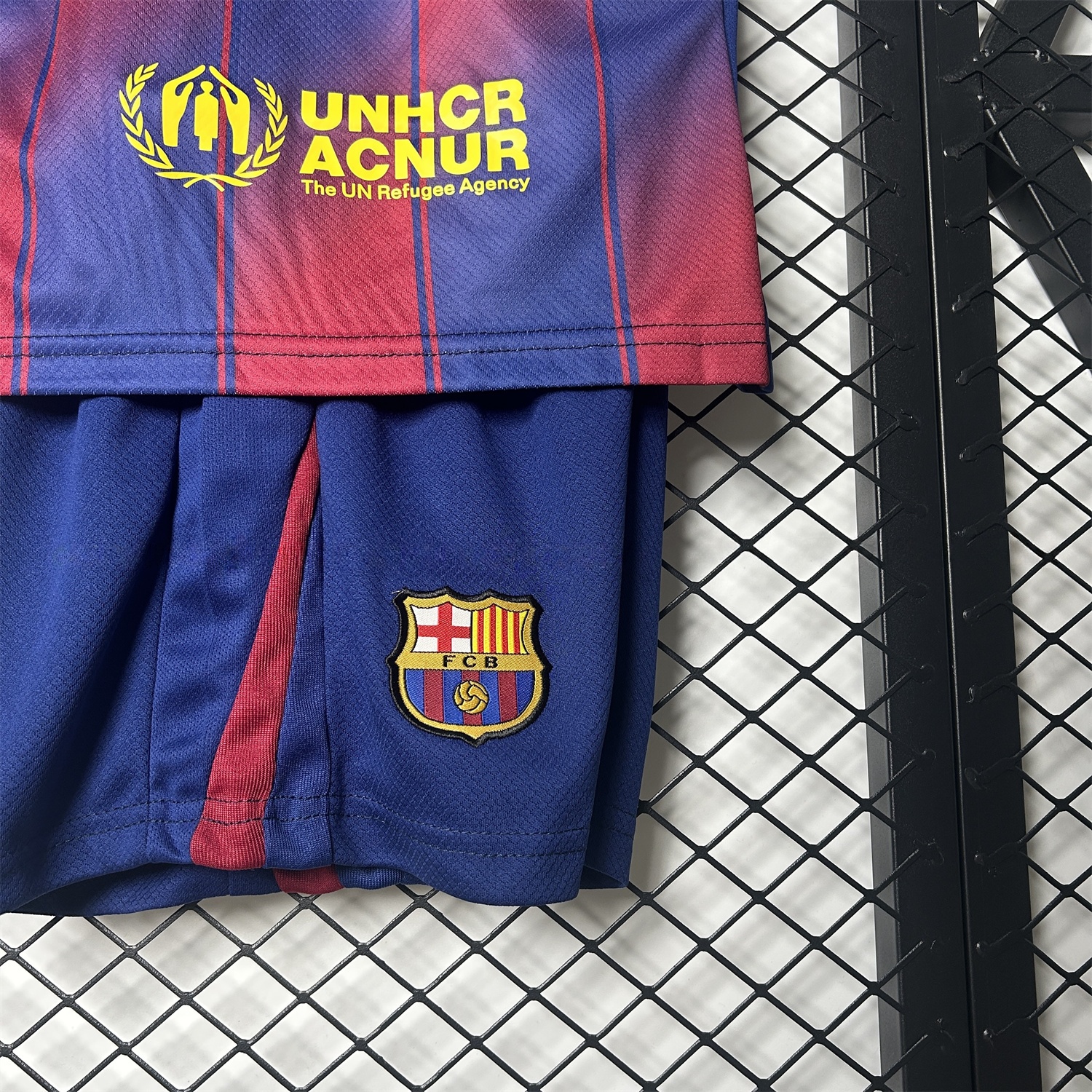 Barcelona 25-26 Home Kids Kit - Fans Version - ManixJersey