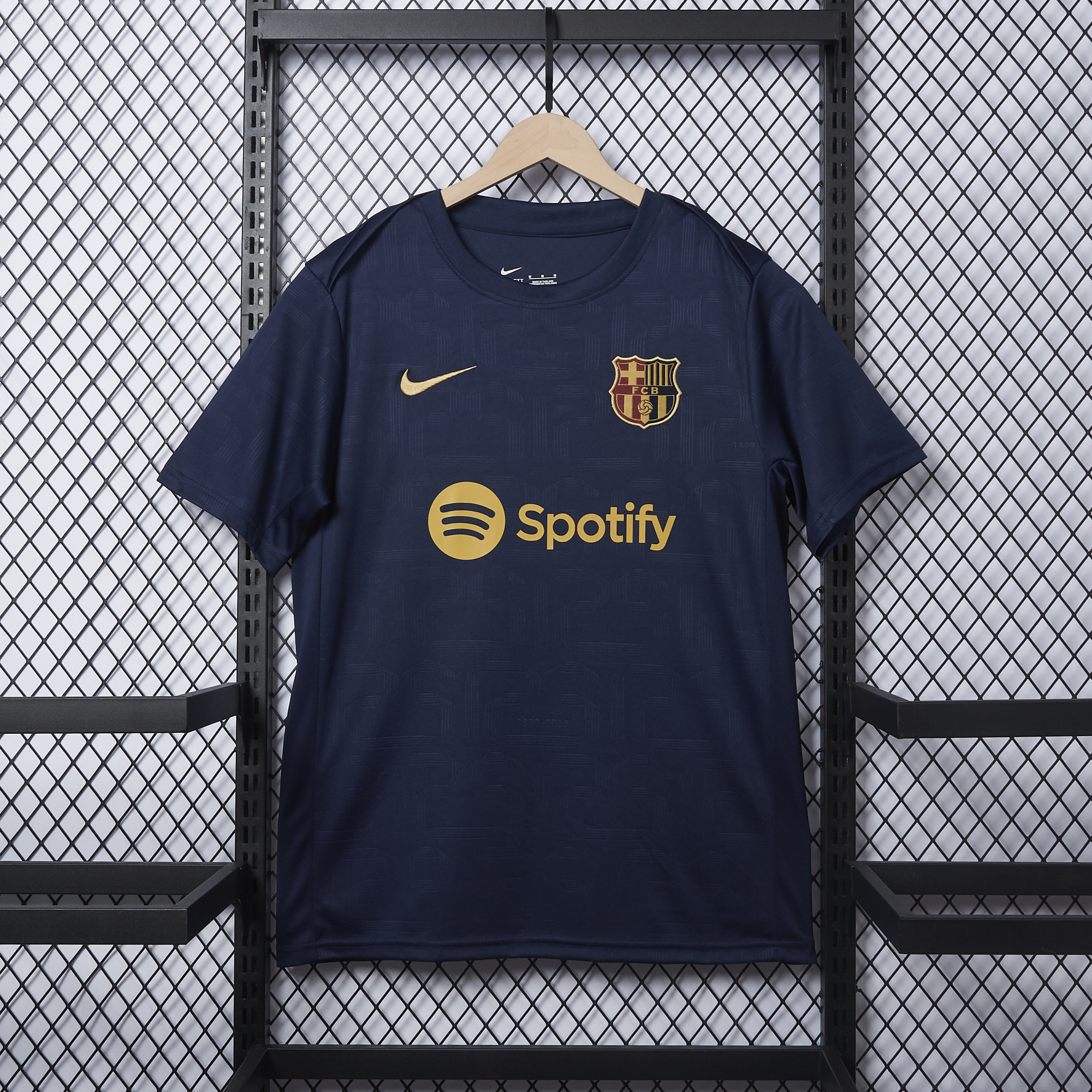 Barcelona 24-25 Navy Blue 125th Anniversary Pre-match Jersey - Fans Version - ManixJersey